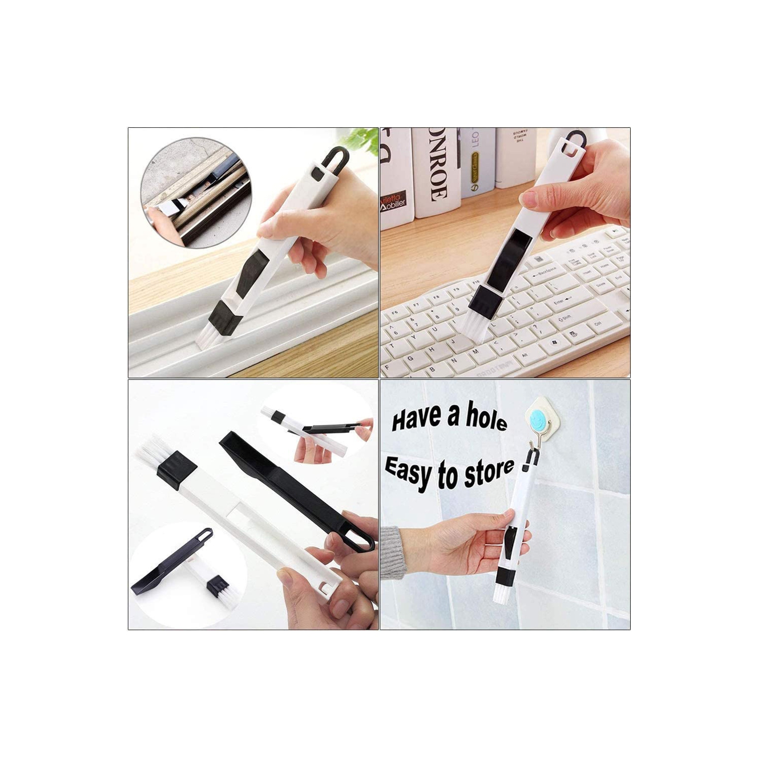 Brosse de nettoyage pour rainure de fenêtre 6PCS d'axGear