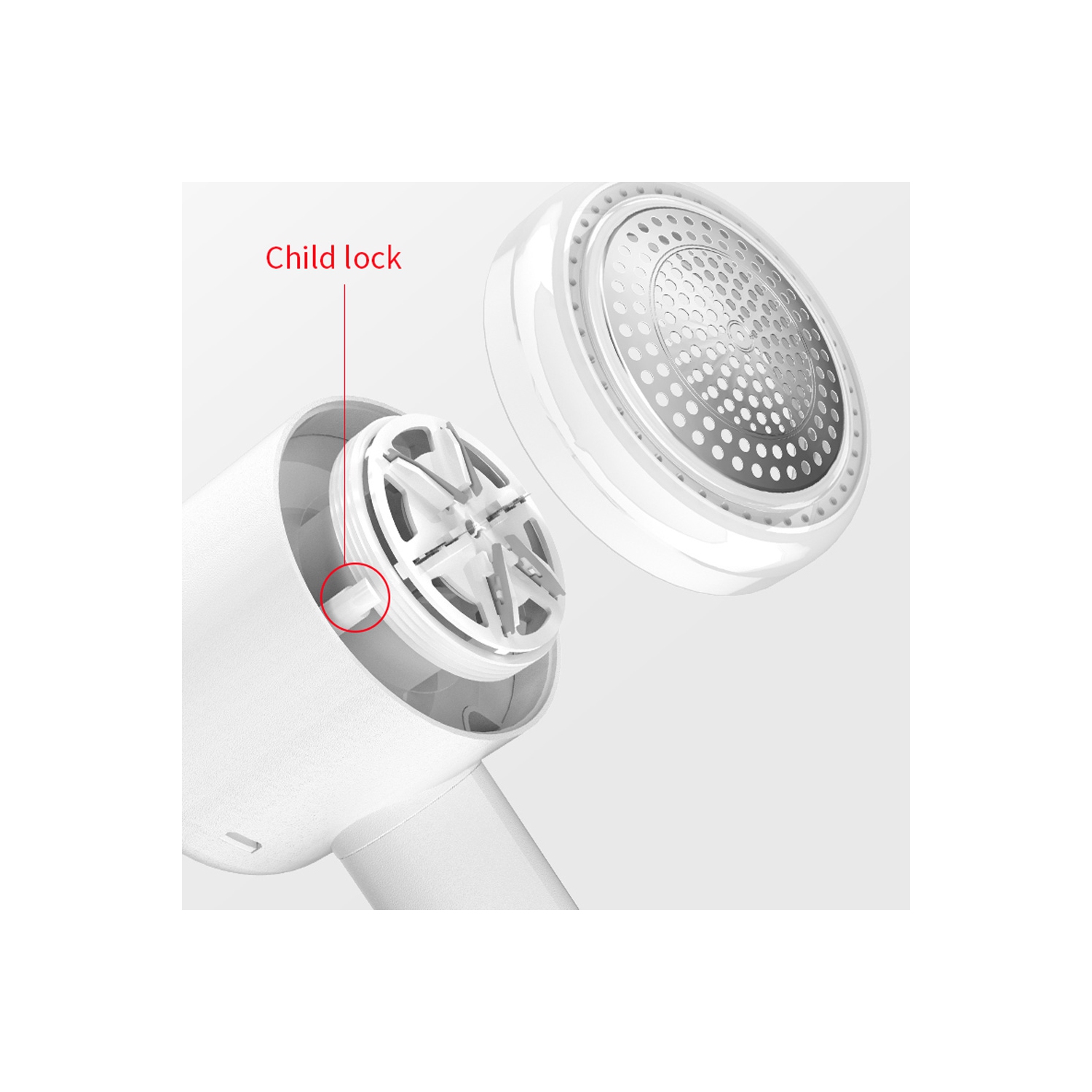 Rasoir pour tondeuse tissu Lint Remover d'axGear alimenté par USB