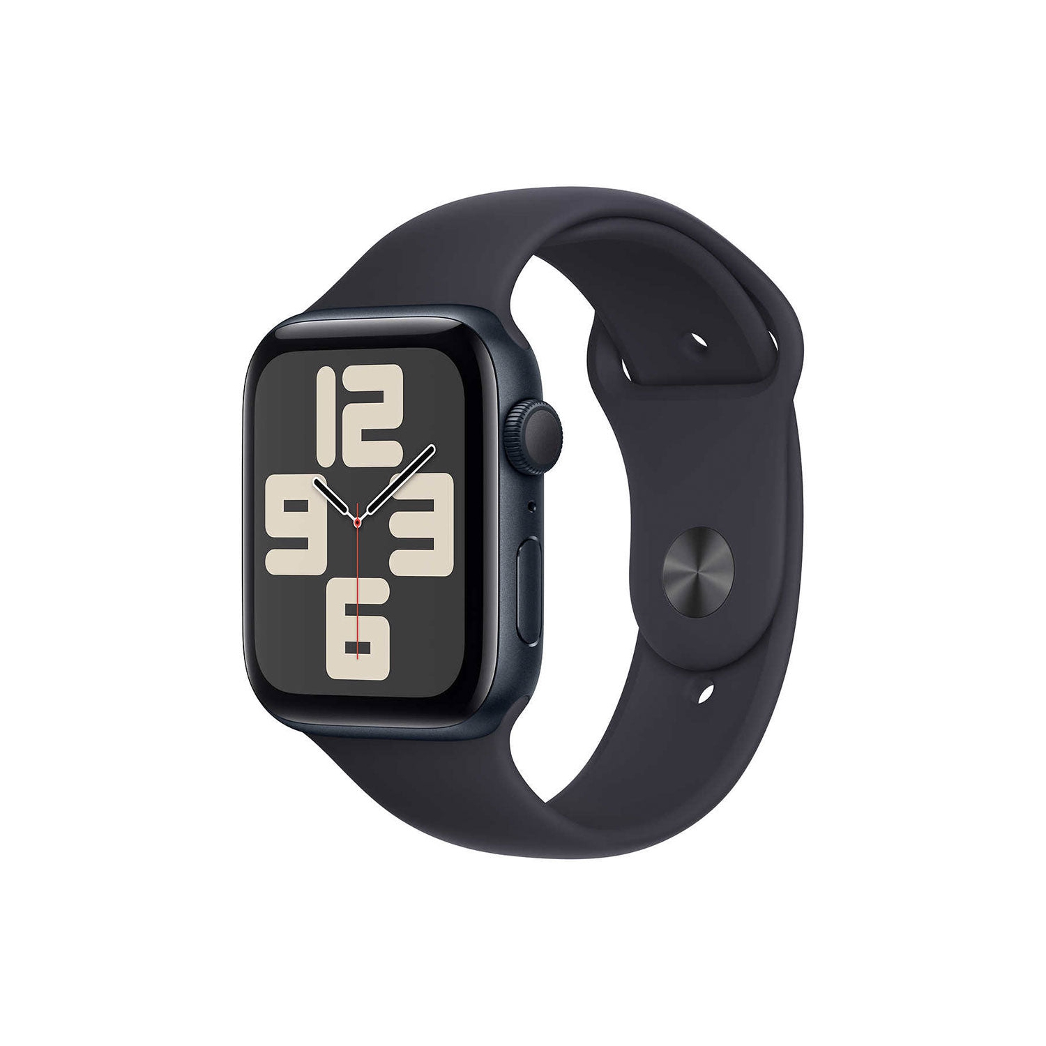Apple Watch SE 44mm Midnight Aluminum Case with Midnight Sport Band - Small / Medium (Brand New)