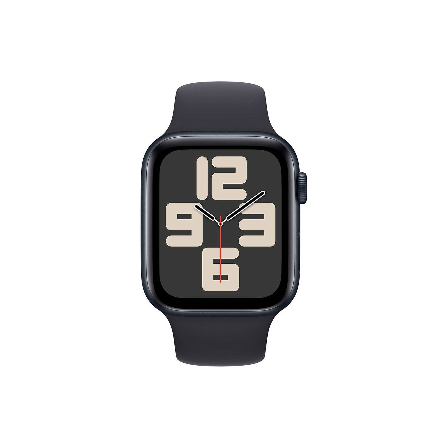Apple Watch SE 44mm Midnight Aluminum Case with Midnight Sport Band - Small / Medium (Brand New)