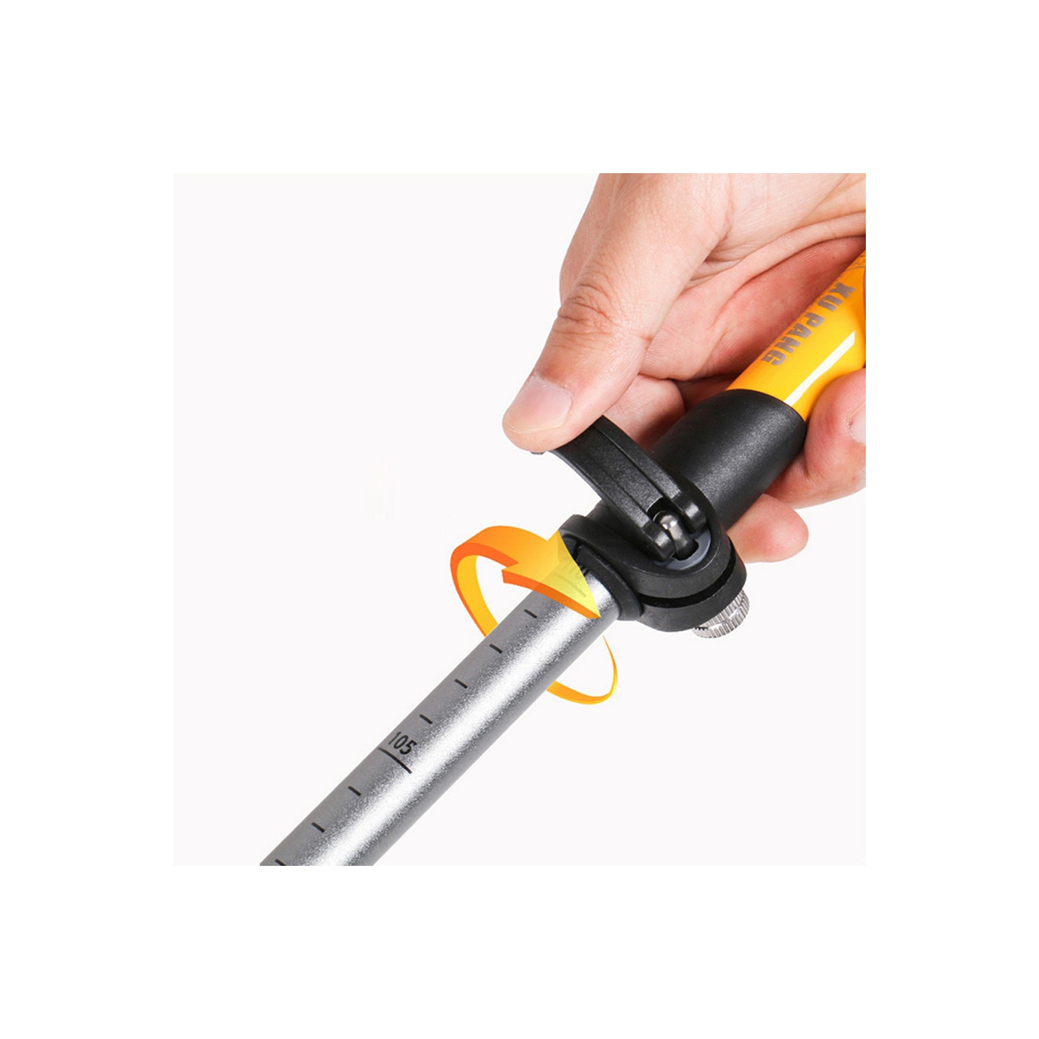 Bâton de randonnée réglable en aluminium pliable avec canne de randonnée d'axGear