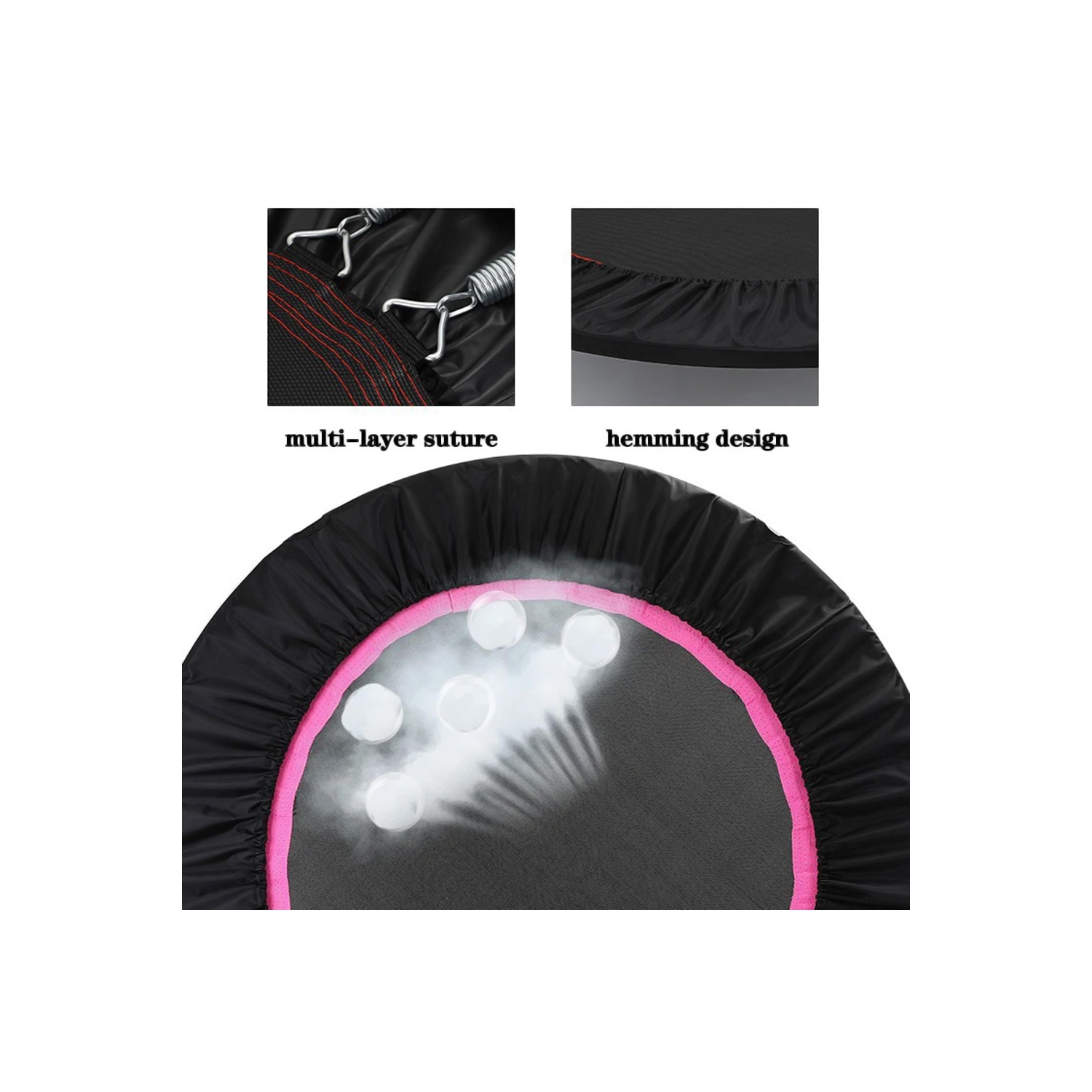 Trampoline de 40 po d'axGear avec panneau d'entraînement pliable pour l'intérieur et l'extérieur