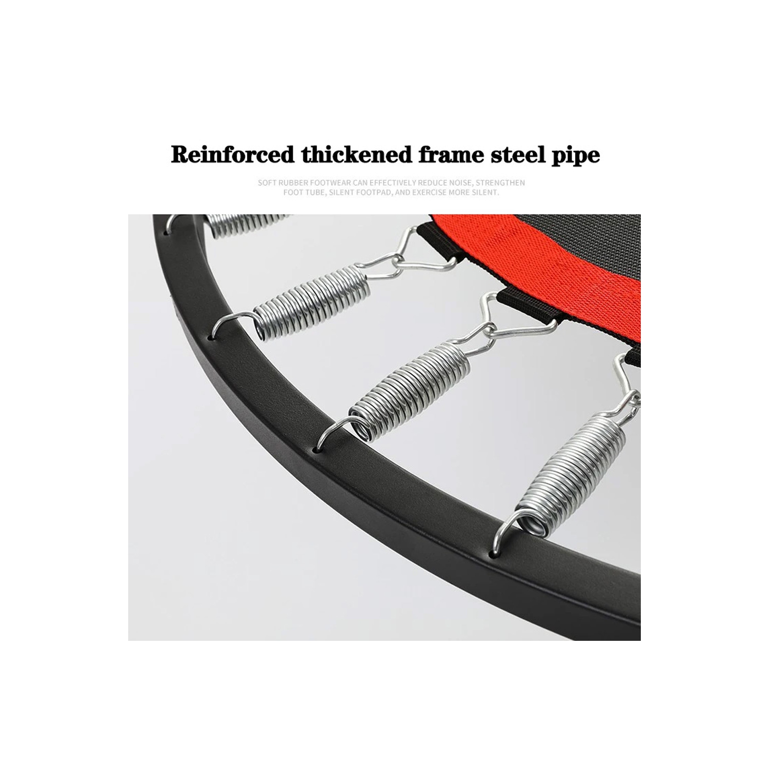 Trampoline de 40 po d'axGear avec panneau d'entraînement pliable pour l'intérieur et l'extérieur