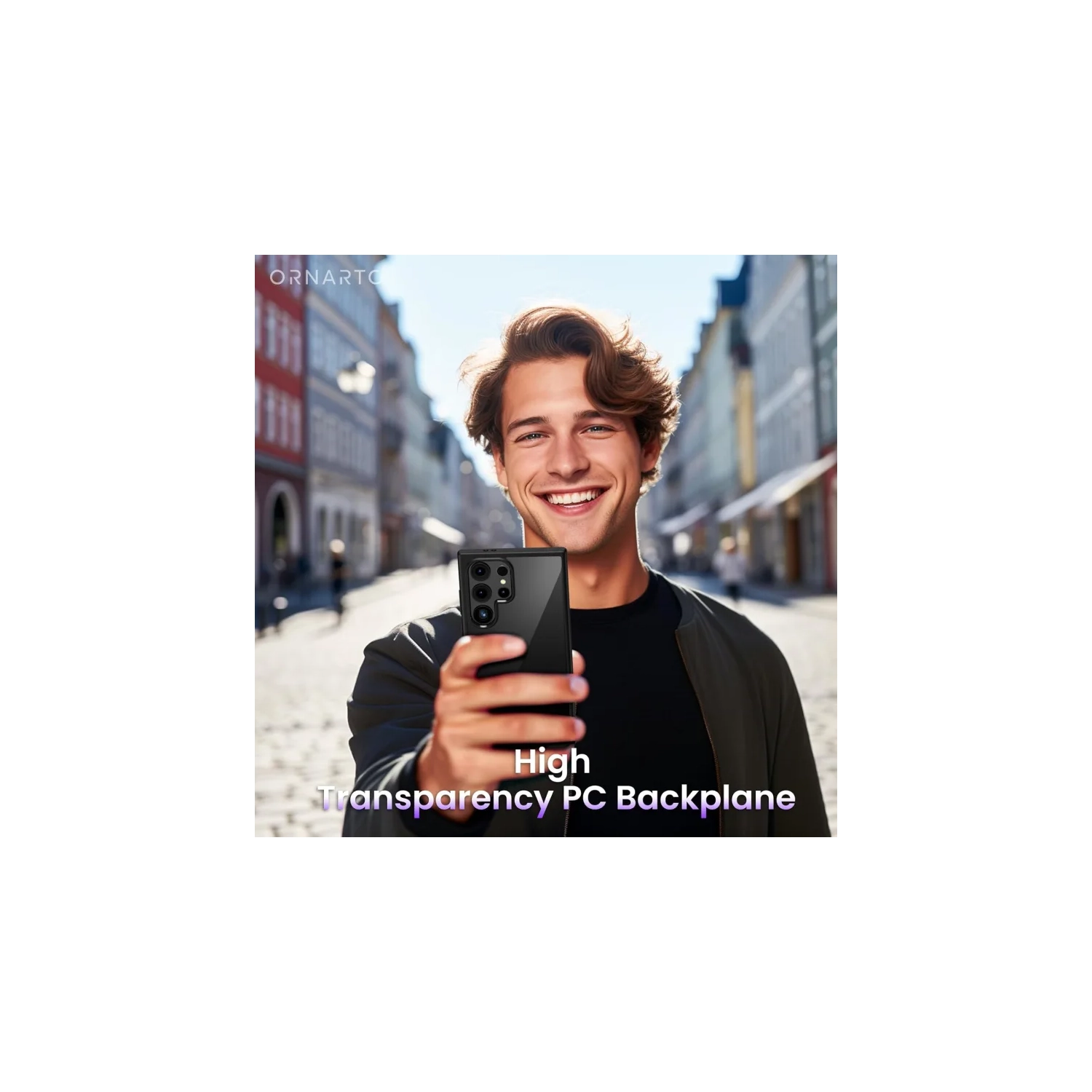 Étui antichoc ultramince de qualité militaire pour Galaxy S24 Ultra de Samsung - anti-jaunissement, recharge sans fil compatible - housse complète -