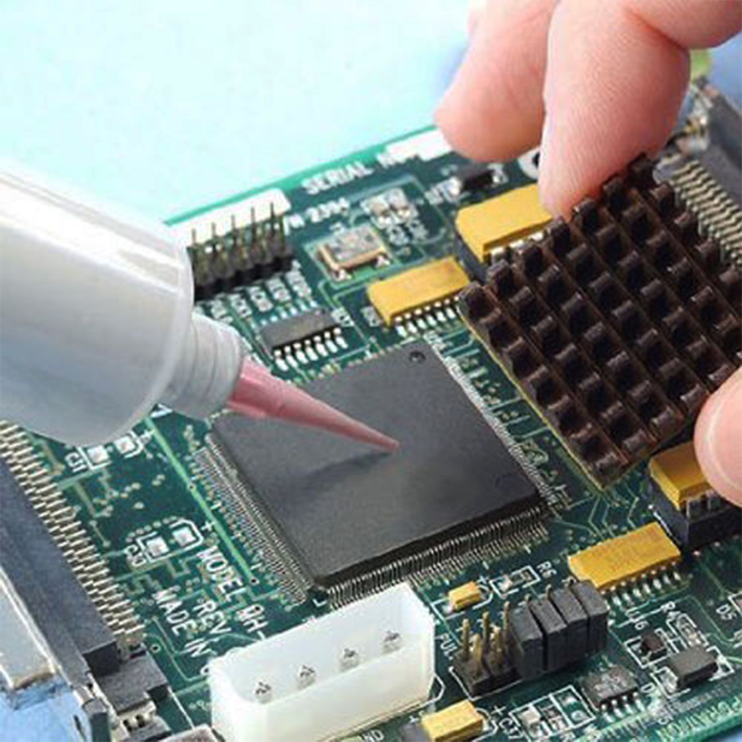 Pack of 10 pcs | 30g Syringe Thermal Grease Gel | Premium Silver CPU Chip Cooling | High quality Conductive Compound Heat Sink Paste for Computer