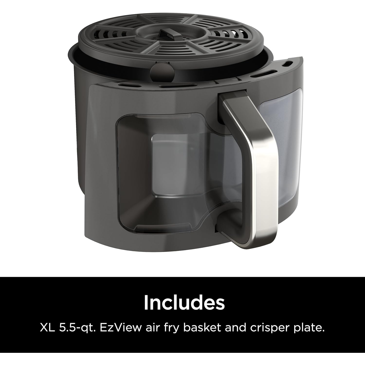 Ninja EzView Air Fryer Max XL, 5.5-QT Capacity, 7 functions: Max Crisp, Air Roast, Bake, Reheat, Dehydrate, and more, up to 450°F