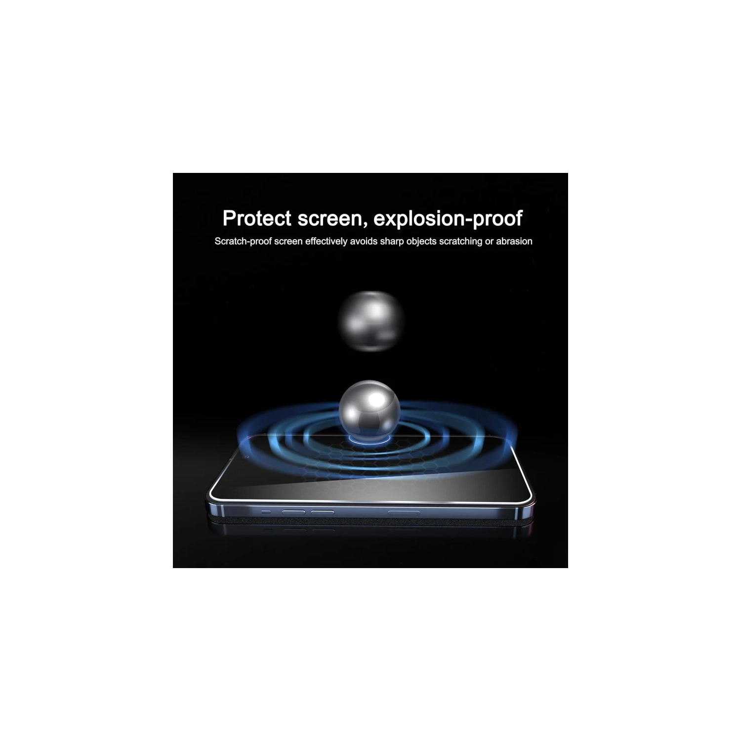 iPhone 15 Pro Max Screen Protector [3-Pack] + Camera Lens Protector - Case Friendly, Tempered Glass, Easy Install