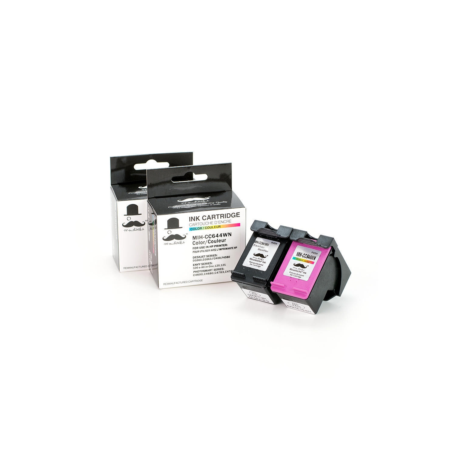 HP 60XL Black + Tri-Color Ink Cartridge Set – Genuine HP For Deskjet D1660, Photosmart C4780
