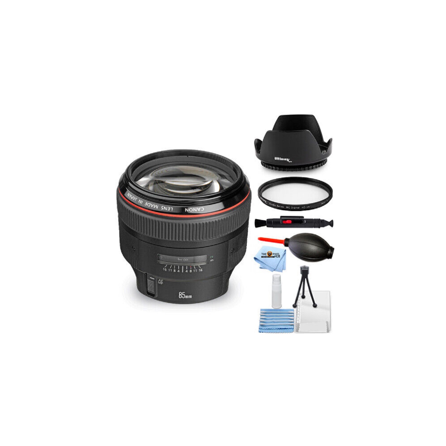 Canon EF 85mm f/1.2L II USM Autofocus Lens 1056B002 - UV Filter 