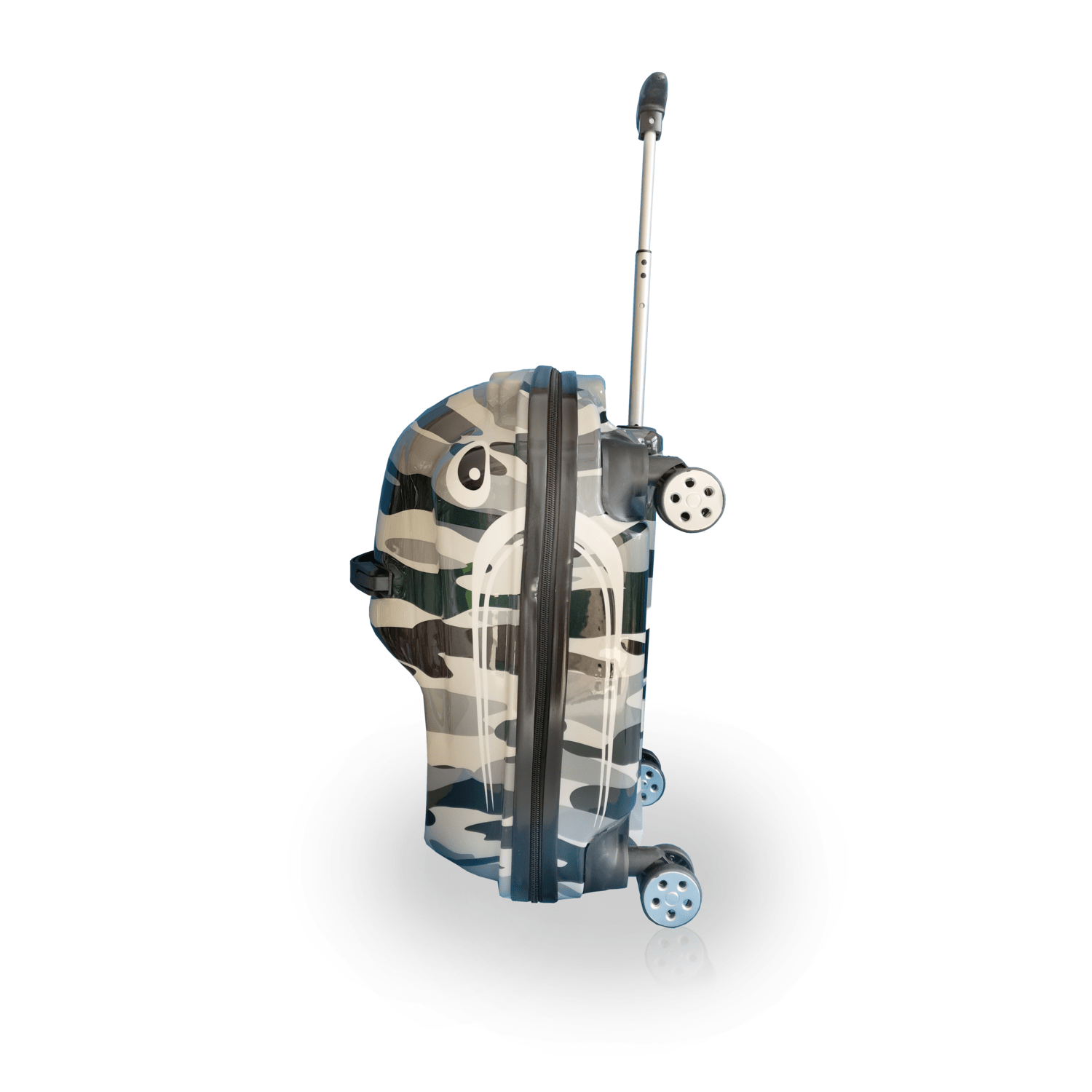 Valise porteuse rigide Dashmobile de Tucci-Kids - Camouflage gris