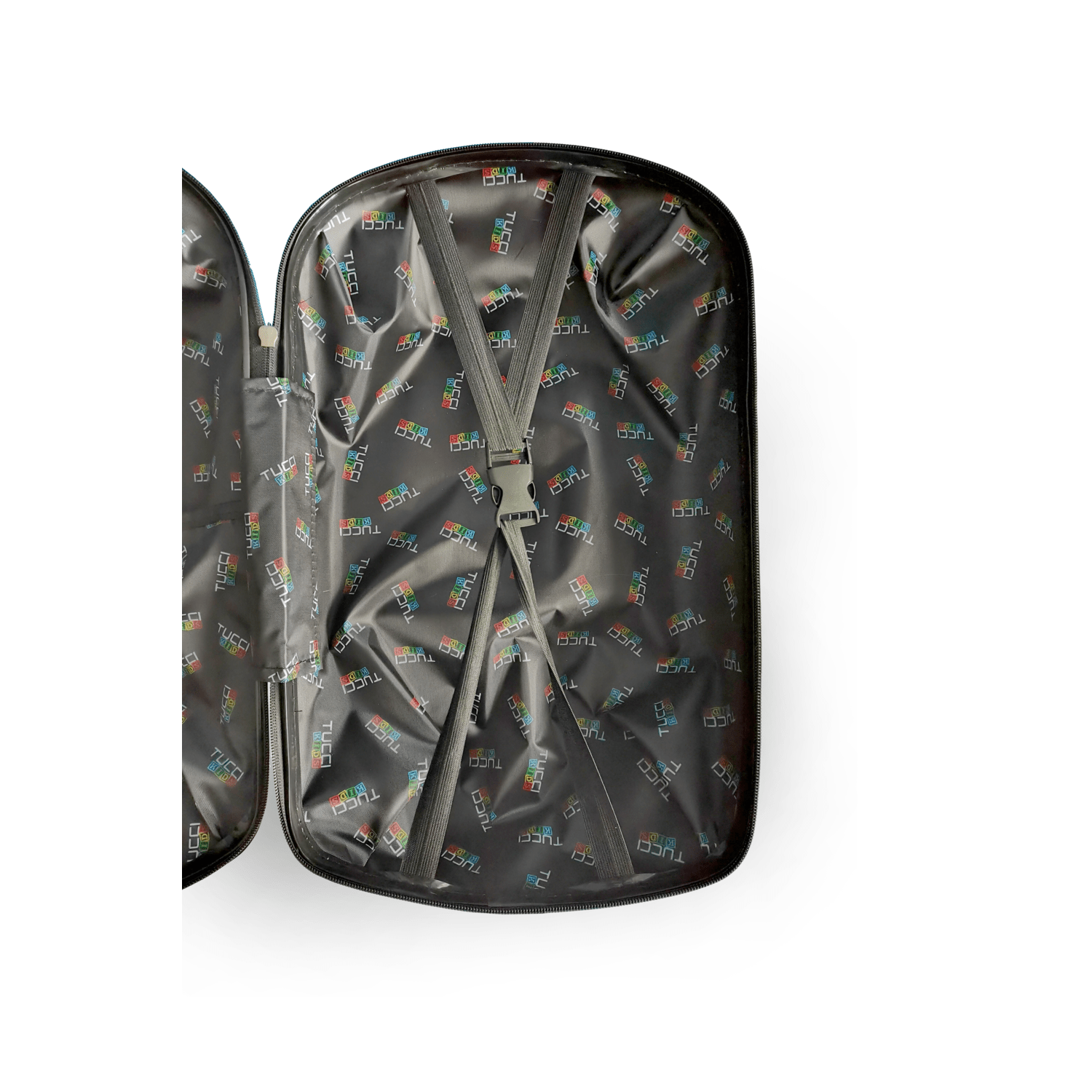 Valise porteuse rigide Dashmobile de Tucci-Kids - Camouflage gris