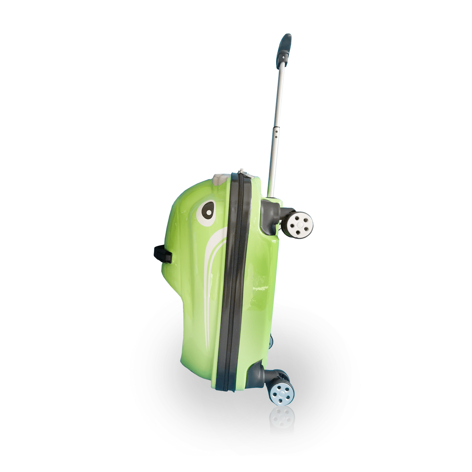 Tucci-Kids Dashmobile Hard-Shell Ride-On Suitcase Luggage - Lemon Green