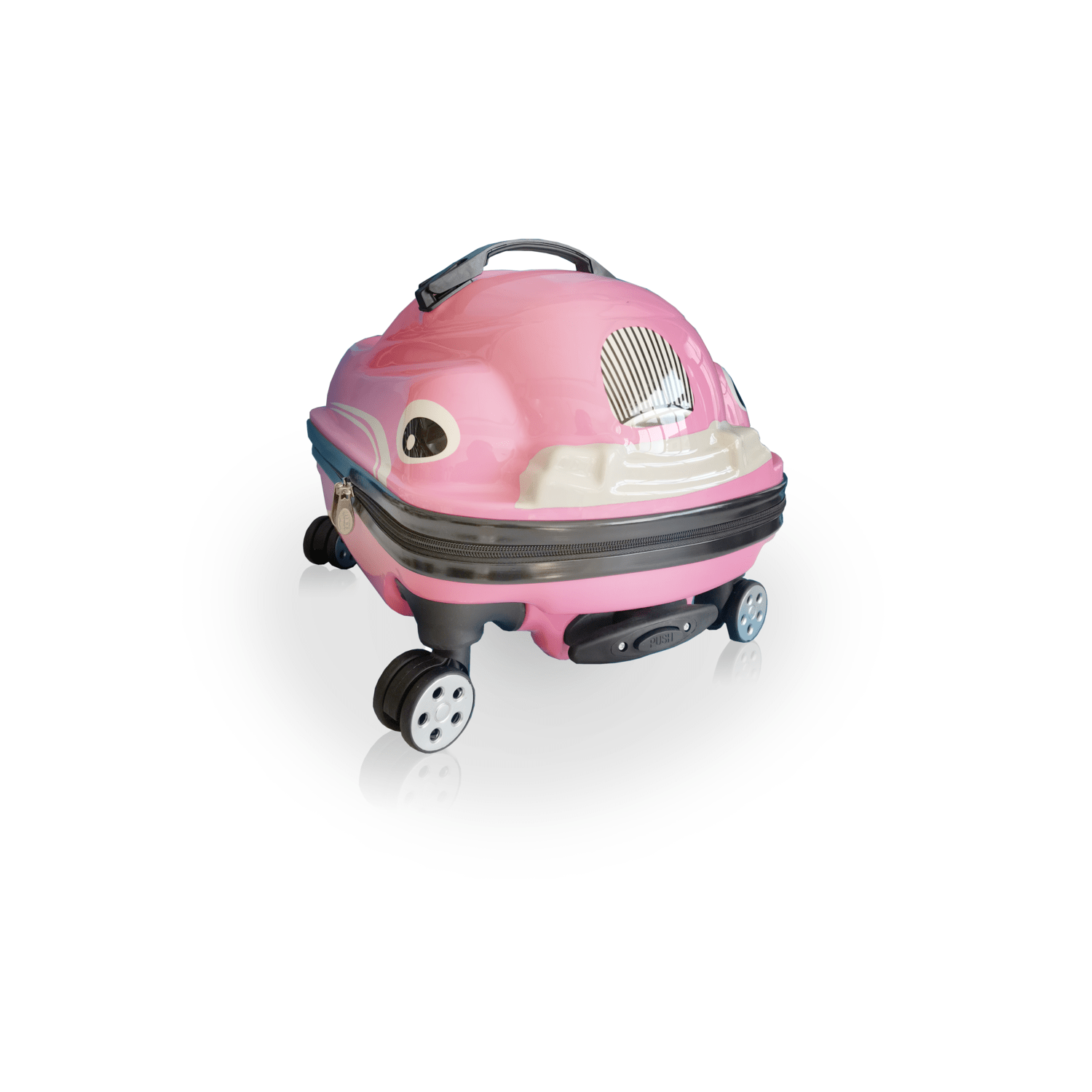Tucci-Kids Dashmobile Hard-Shell Ride-On Suitcase Luggage - Pink
