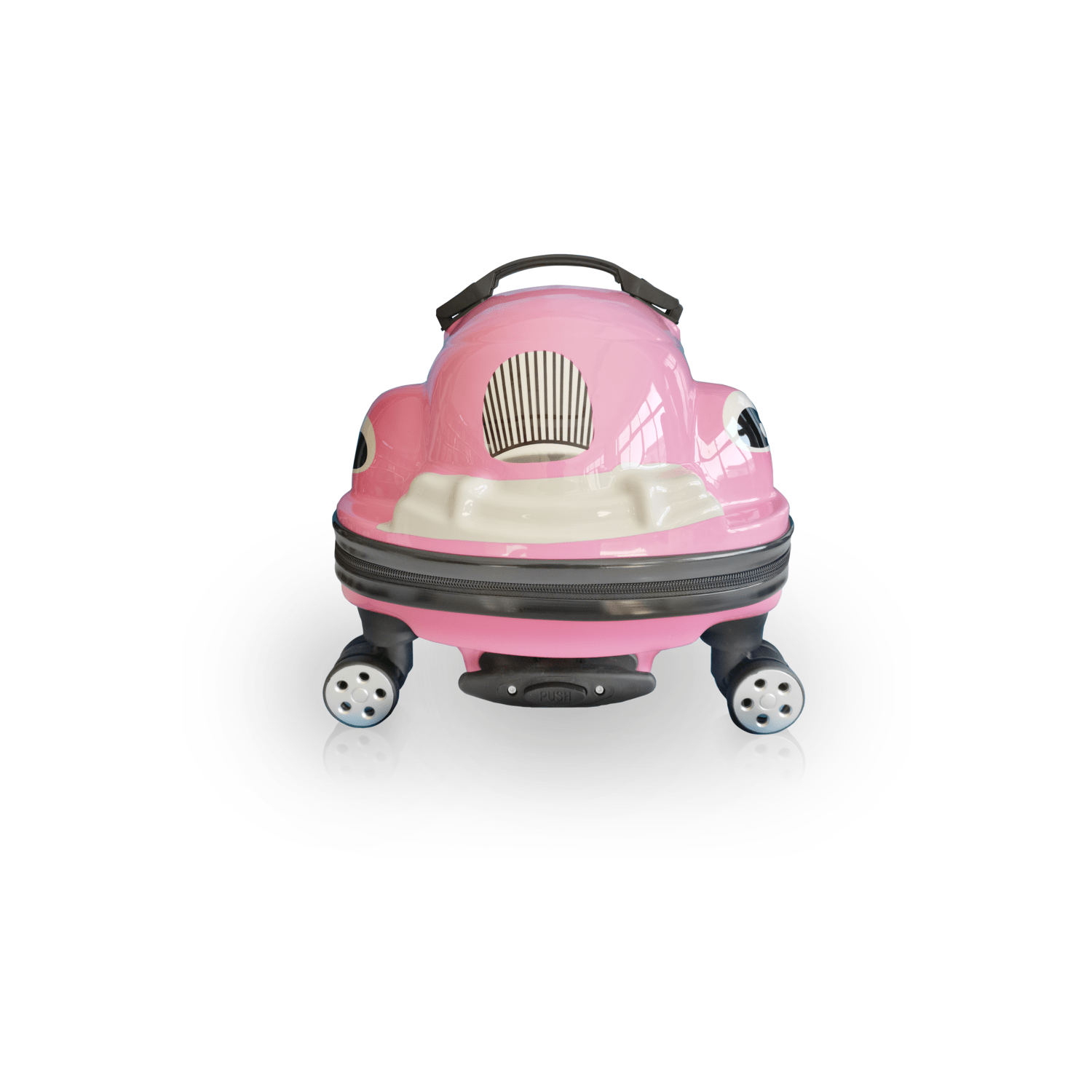 Tucci-Kids Dashmobile Hard-Shell Ride-On Suitcase Luggage - Pink