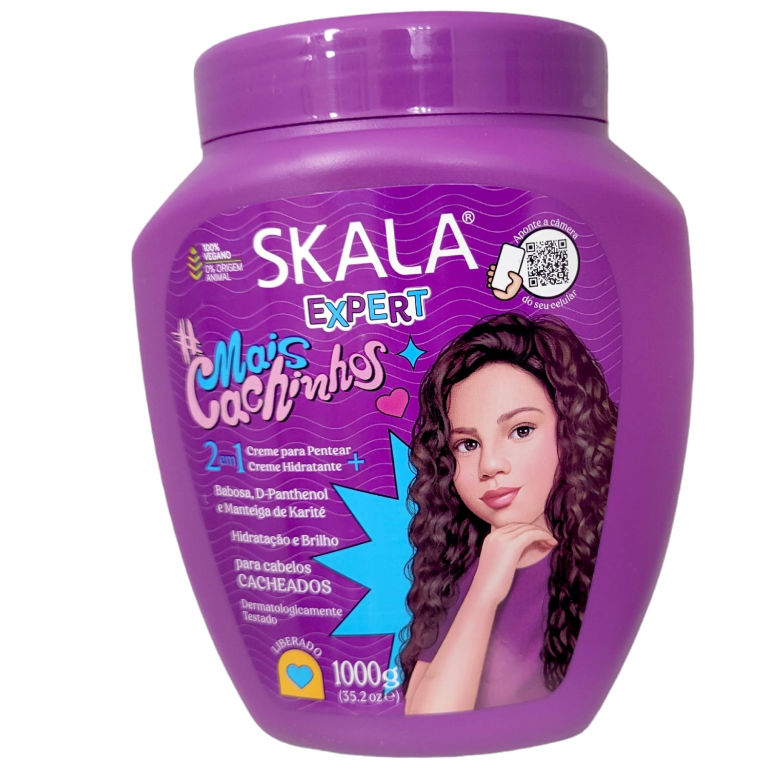 SKALA Skala - Linha Expert - More Curls for Kids 2 in 1 Treatment Cream Net 33.81 Oz, 2 Pack