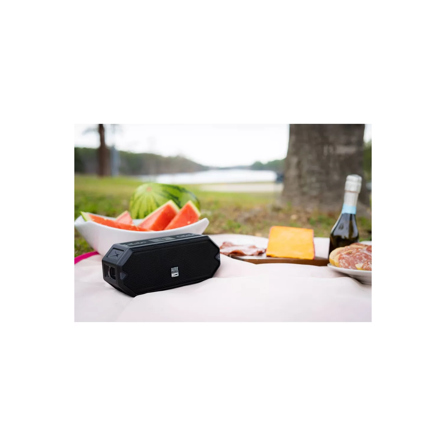 Altec Lansing HydraBlast Waterproof Bluetooth Wireless Speaker - Black/Royal Blue