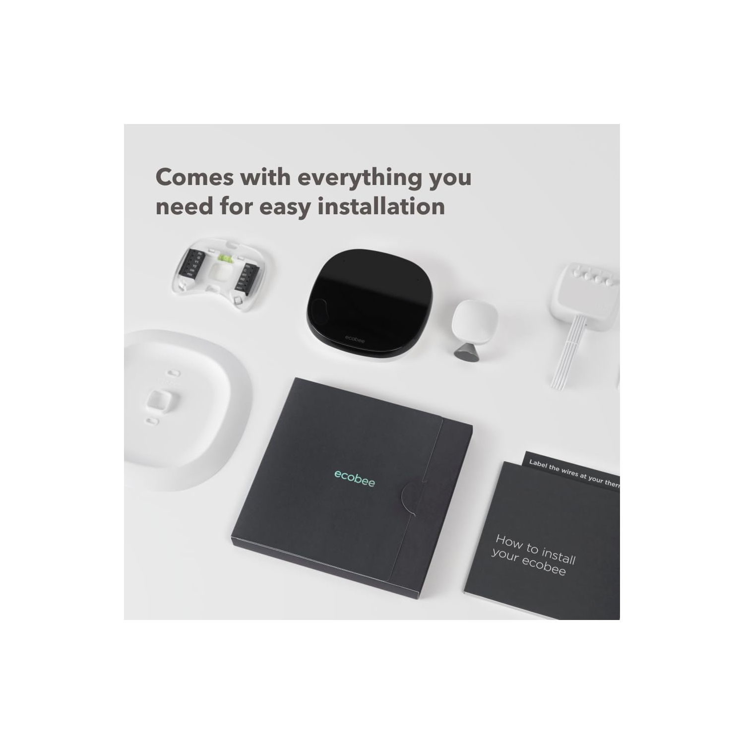 ecobee Smart Thermostat with Voice Control - Programmable Wifi Thermostat - Works with Siri, Alexa, Google Assistant - Smart Thermostat for Home…