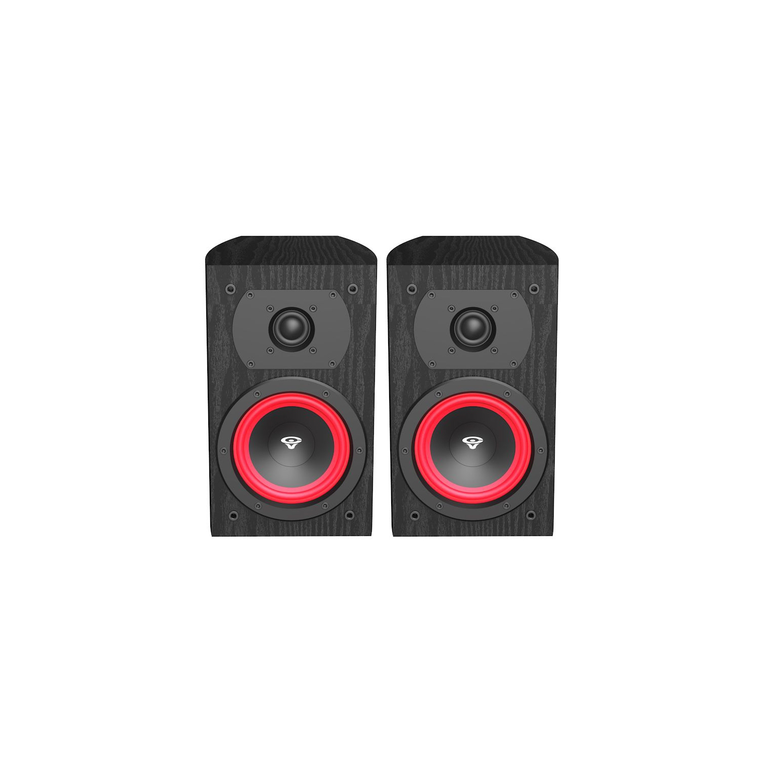 CERWIN VEGA LA14B 4” 2-WAY BOOKSHELF PAIR SPEAKERS - BLACK