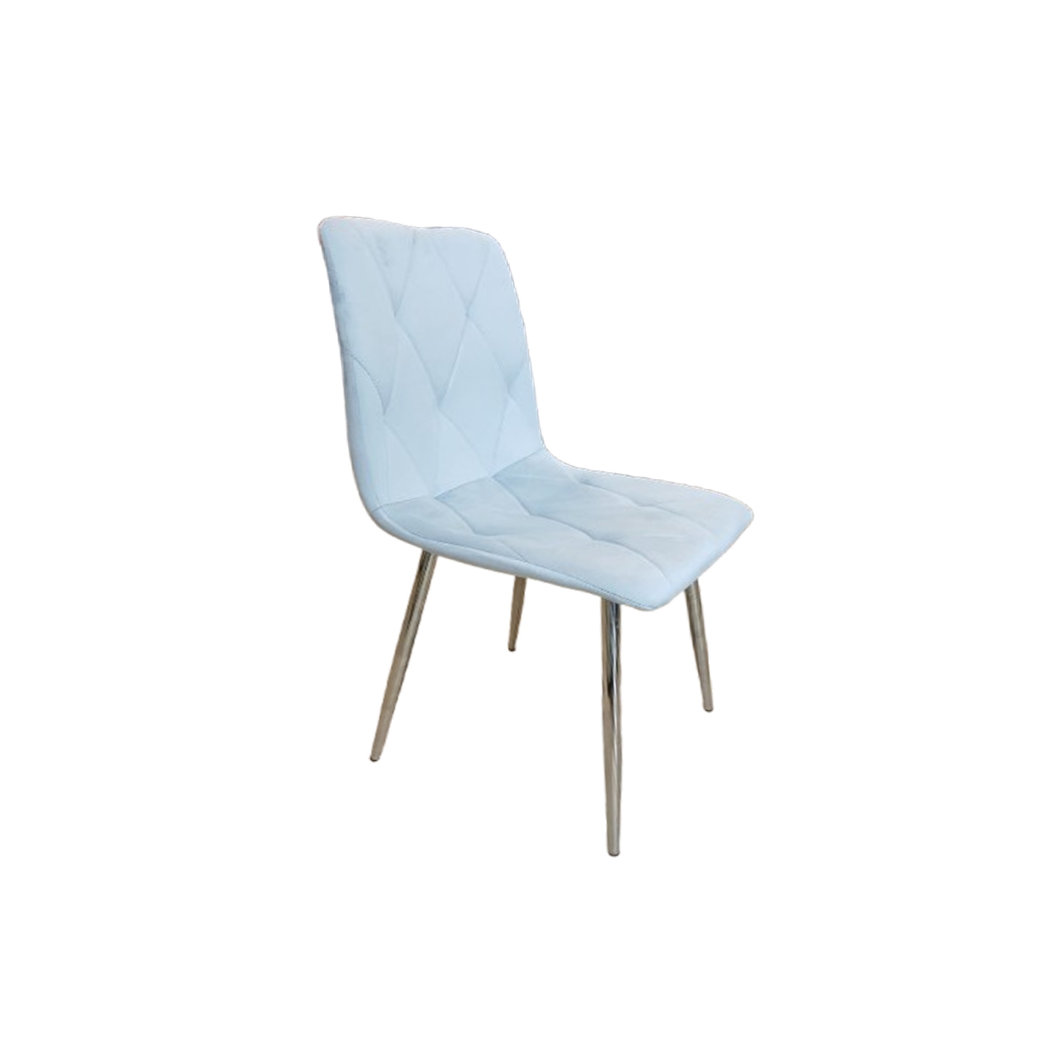 Bombay Dining Chair Grey Chrome