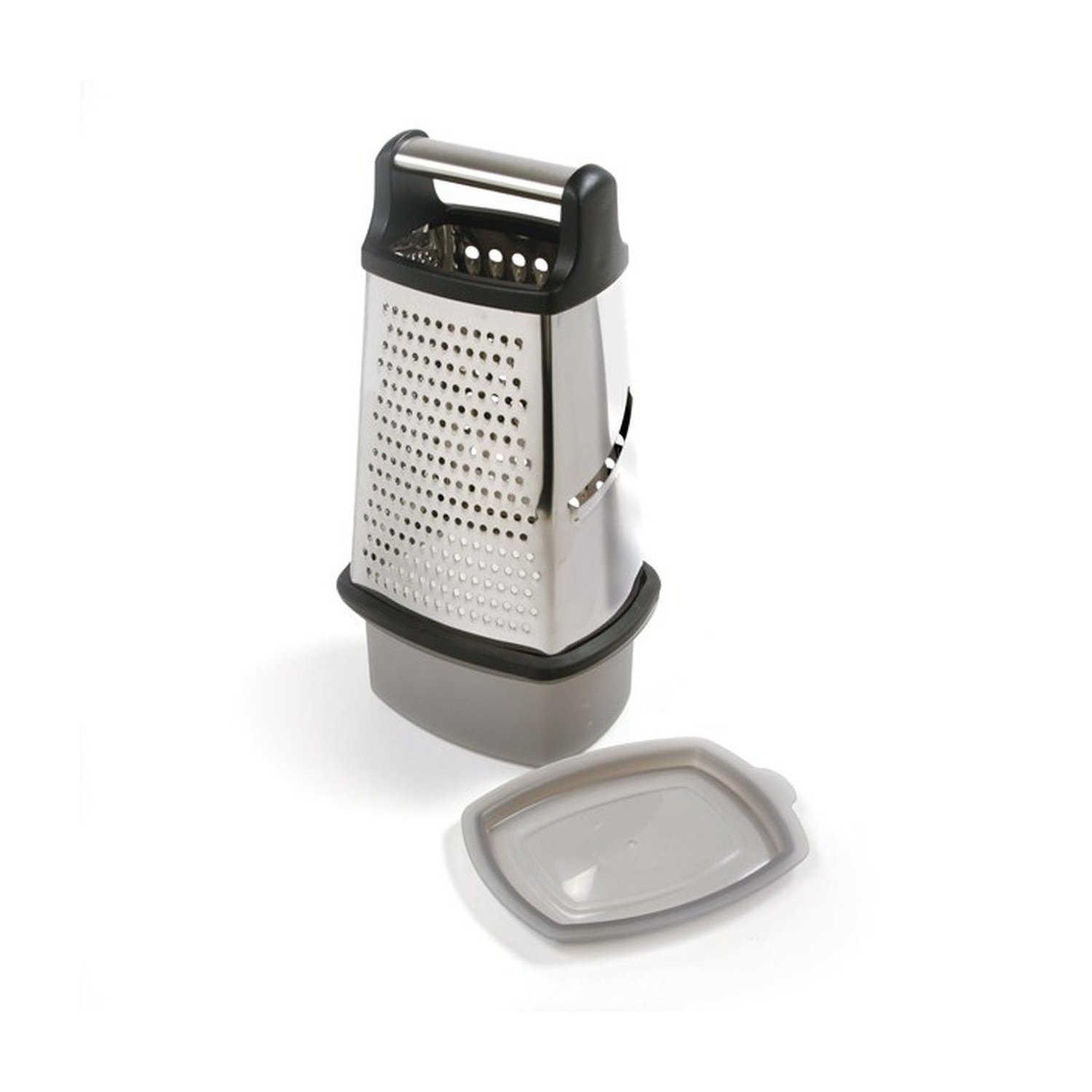 4 Sided Grater SS with Catcher