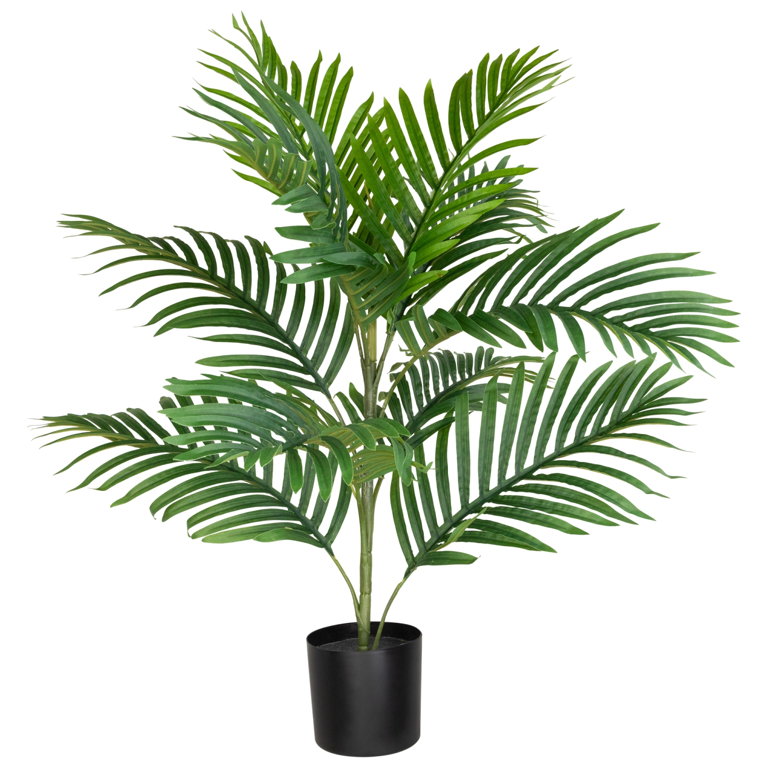 Potted Artificial Areca Palm Plant - 23.5"