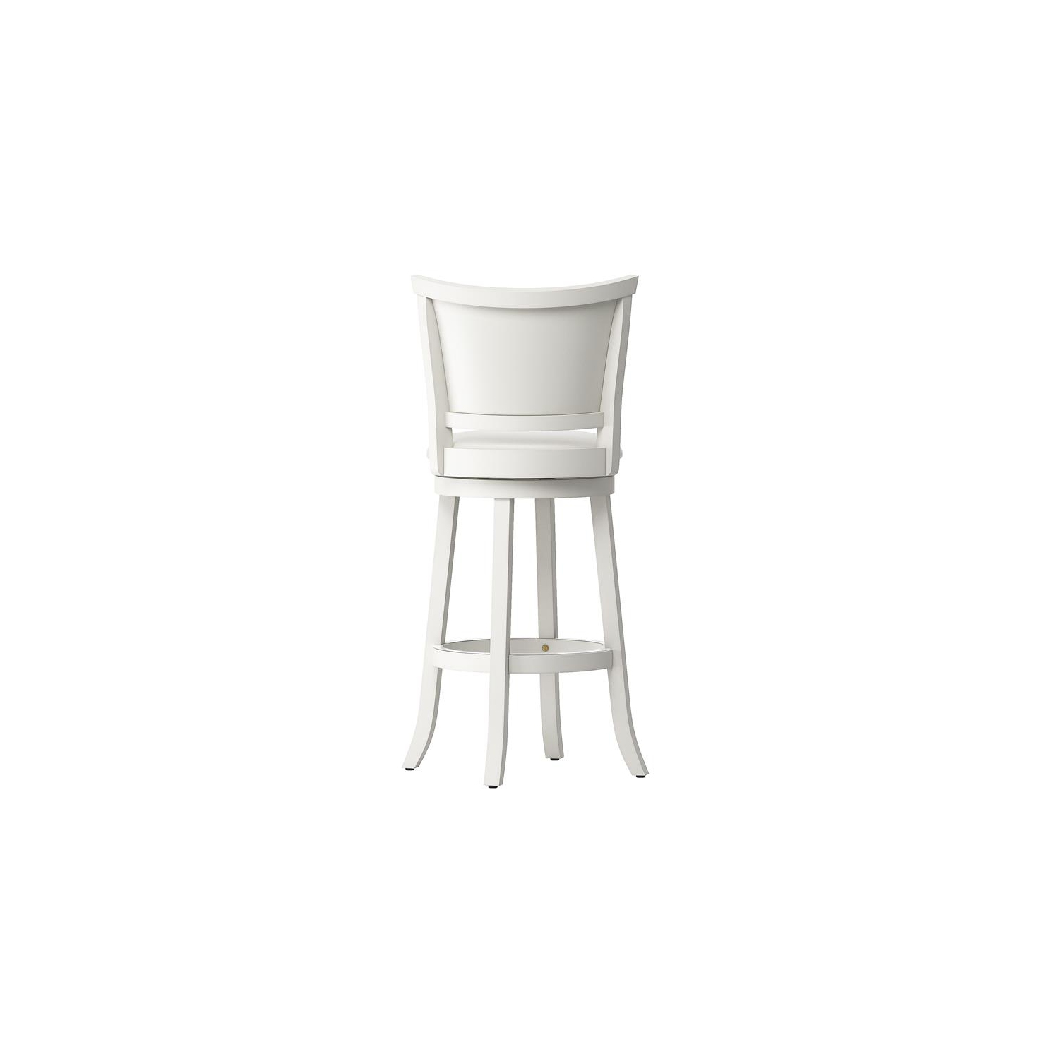 Woodgrove Transitional Bar Height Barstool - White