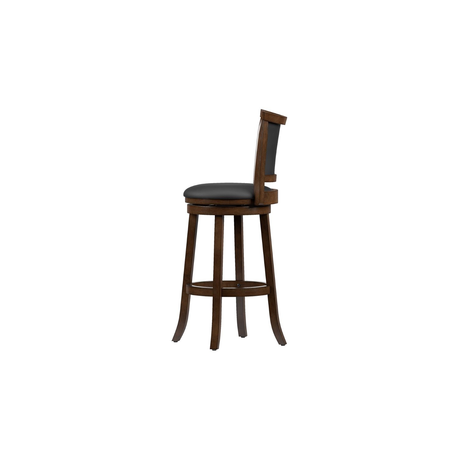 Woodgrove Transitional Bar Height Barstool - Set of 2 - Brown/Black