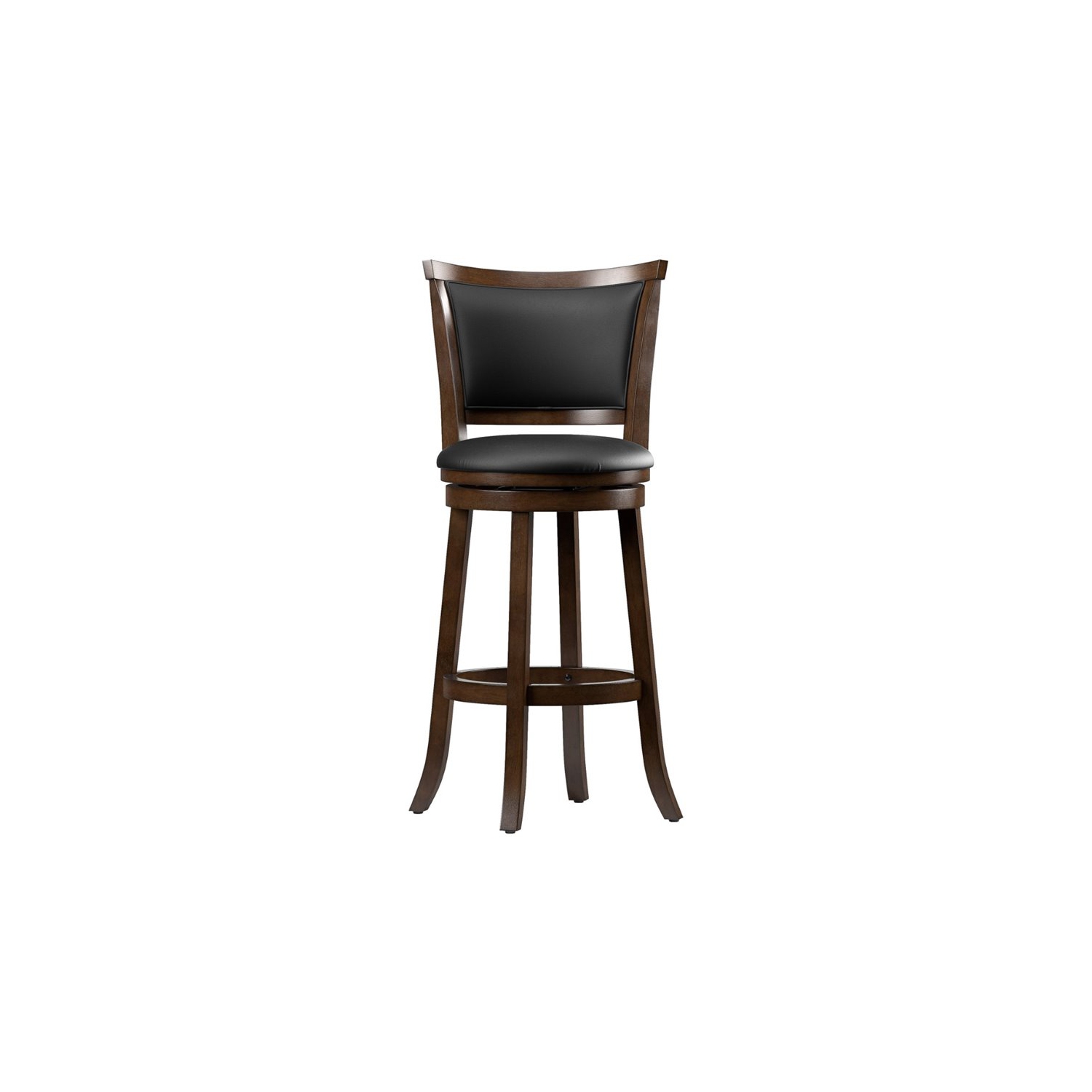 Woodgrove Transitional Bar Height Barstool - Set of 2 - Brown/Black