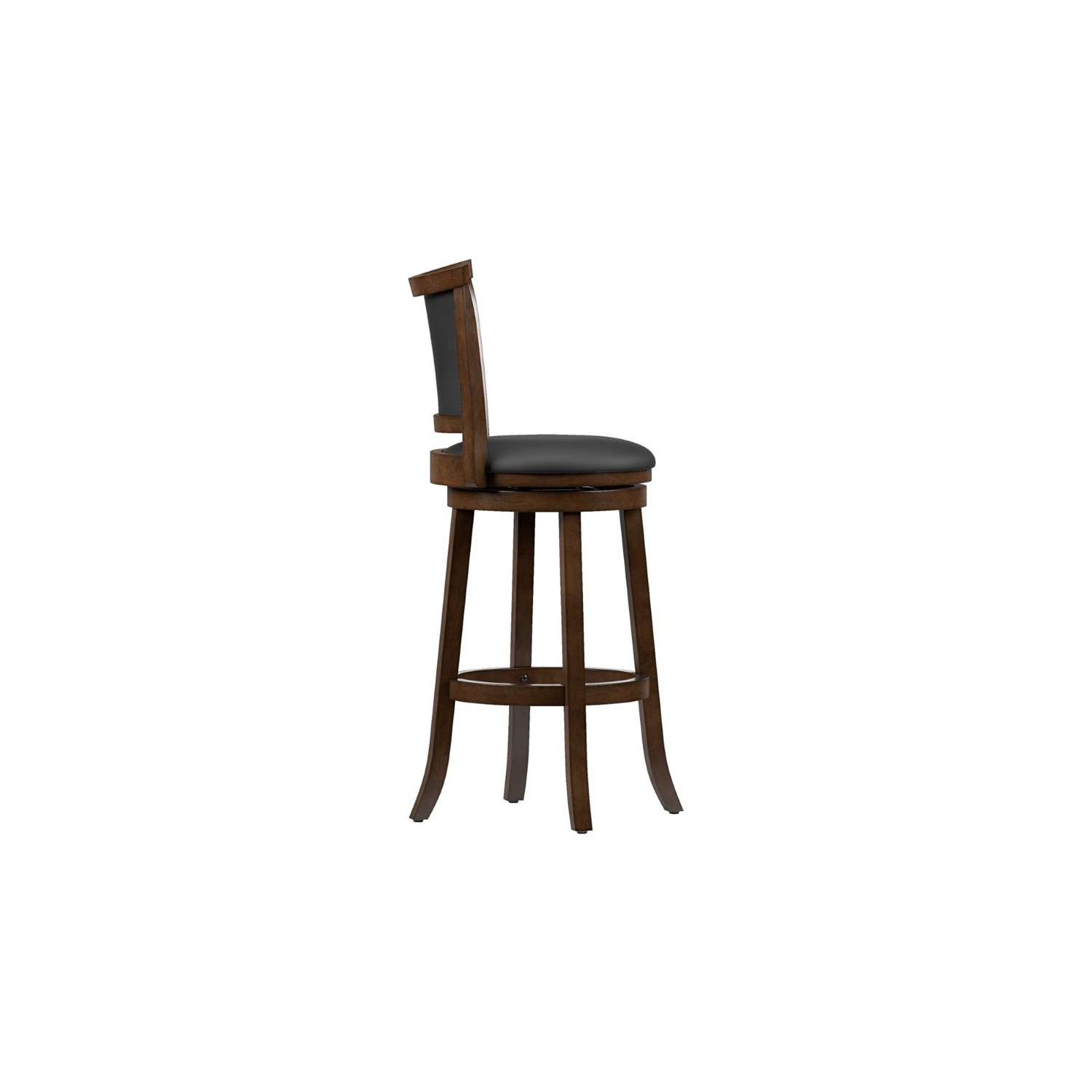 Woodgrove Transitional Bar Height Barstool - Set of 2 - Brown/Black