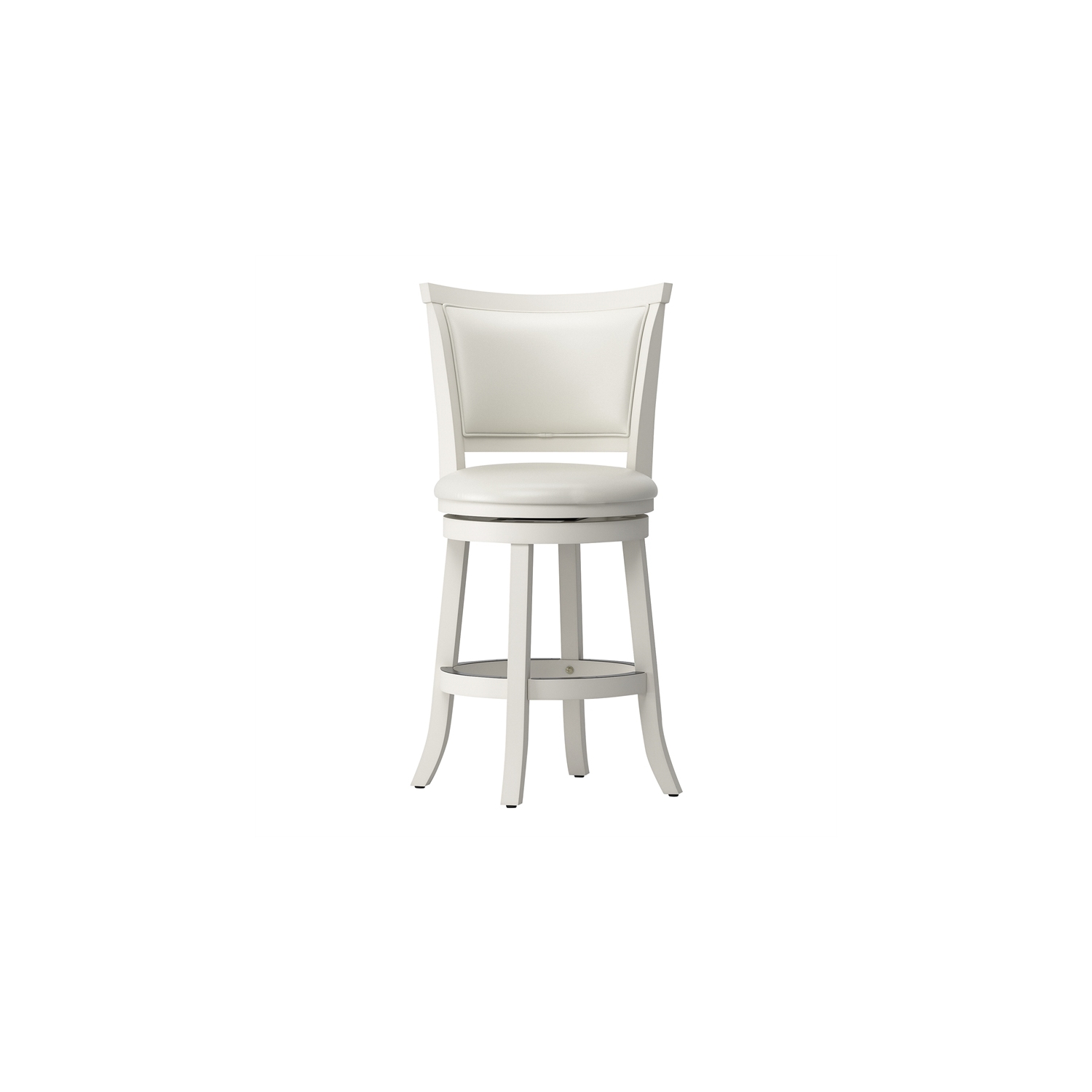 Woodgrove Transitional Counter Height Barstool - Set of 2 - White
