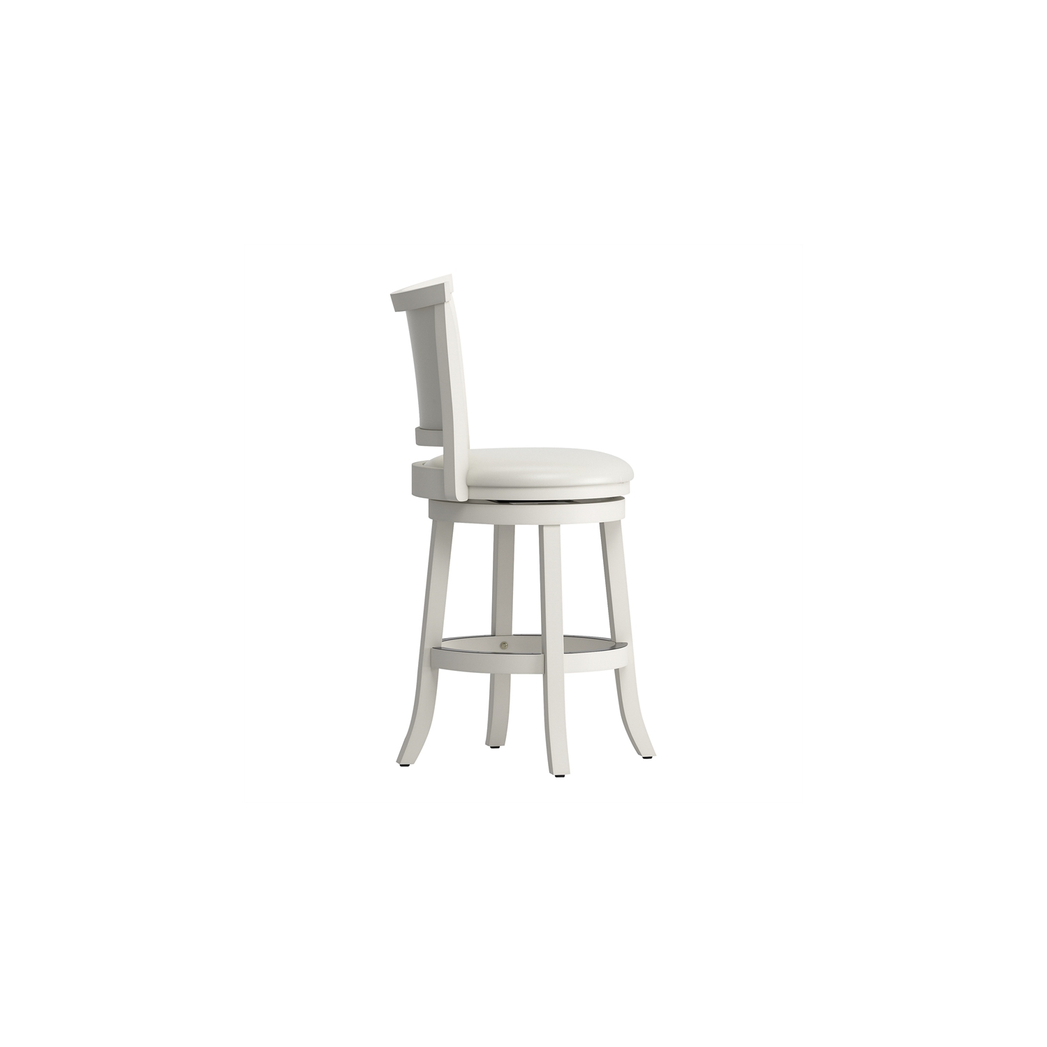 Woodgrove Transitional Counter Height Barstool - Set of 2 - White