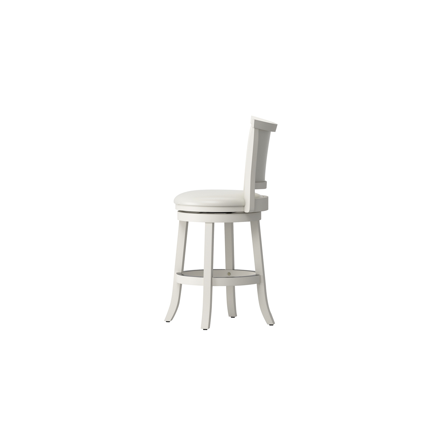 Woodgrove Transitional Counter Height Barstool - Set of 2 - White