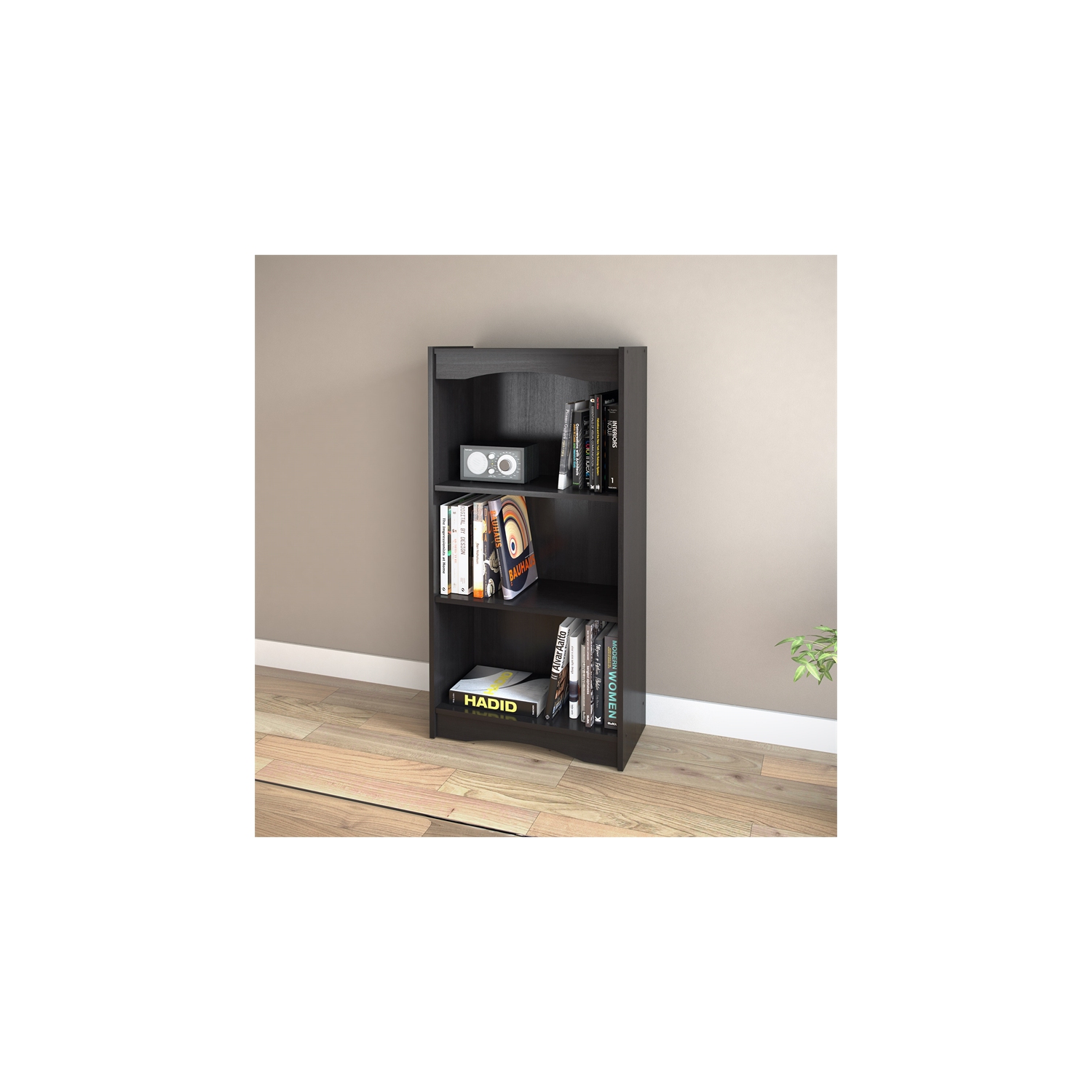 Bibliothèque de 48 po Hawthorn - Noir