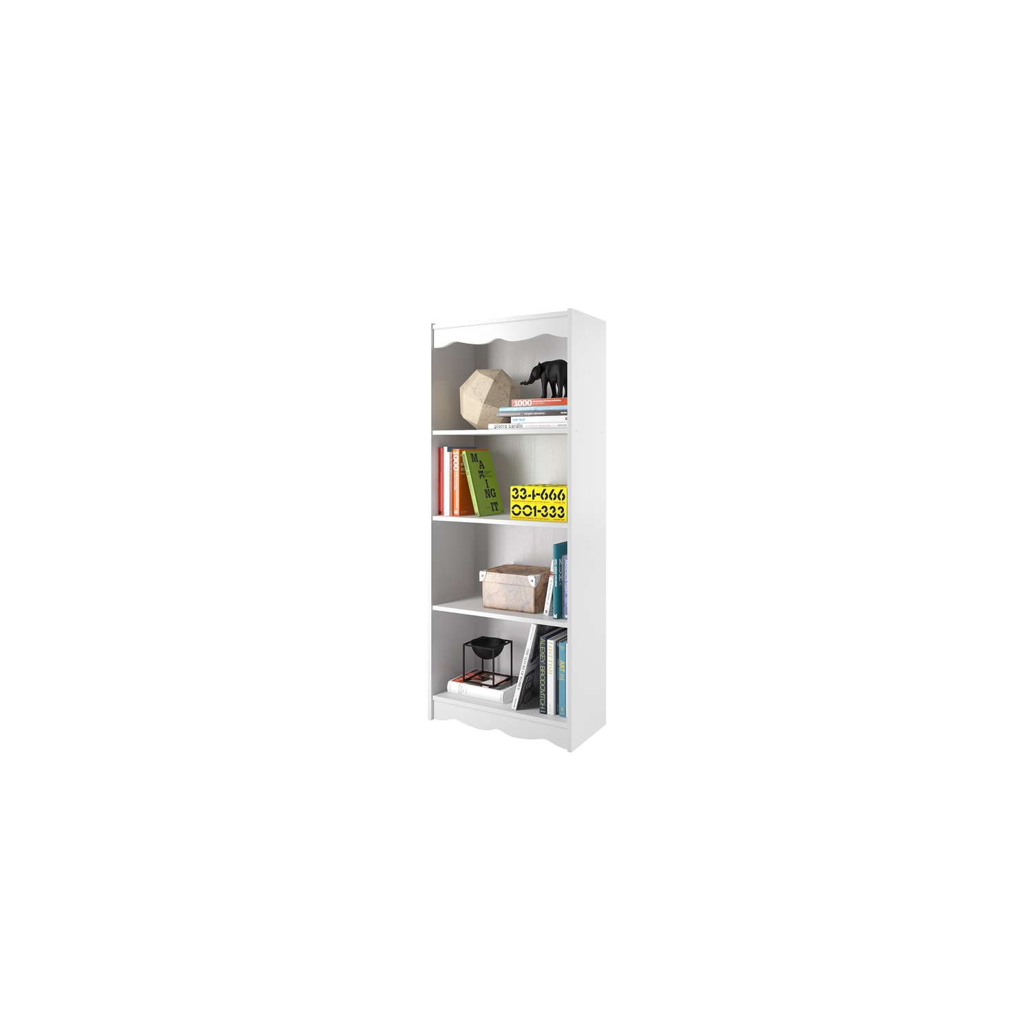 Hawthorn 60" Bookcase - White