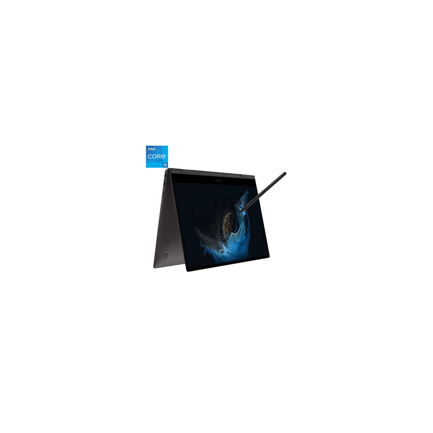 Refurbished (Fair) - Samsung Galaxy Book2 Pro 360 13.3" Touchscreen Laptop -Graphite (Intel Ci5-1240P/256GB/8GB RAM)