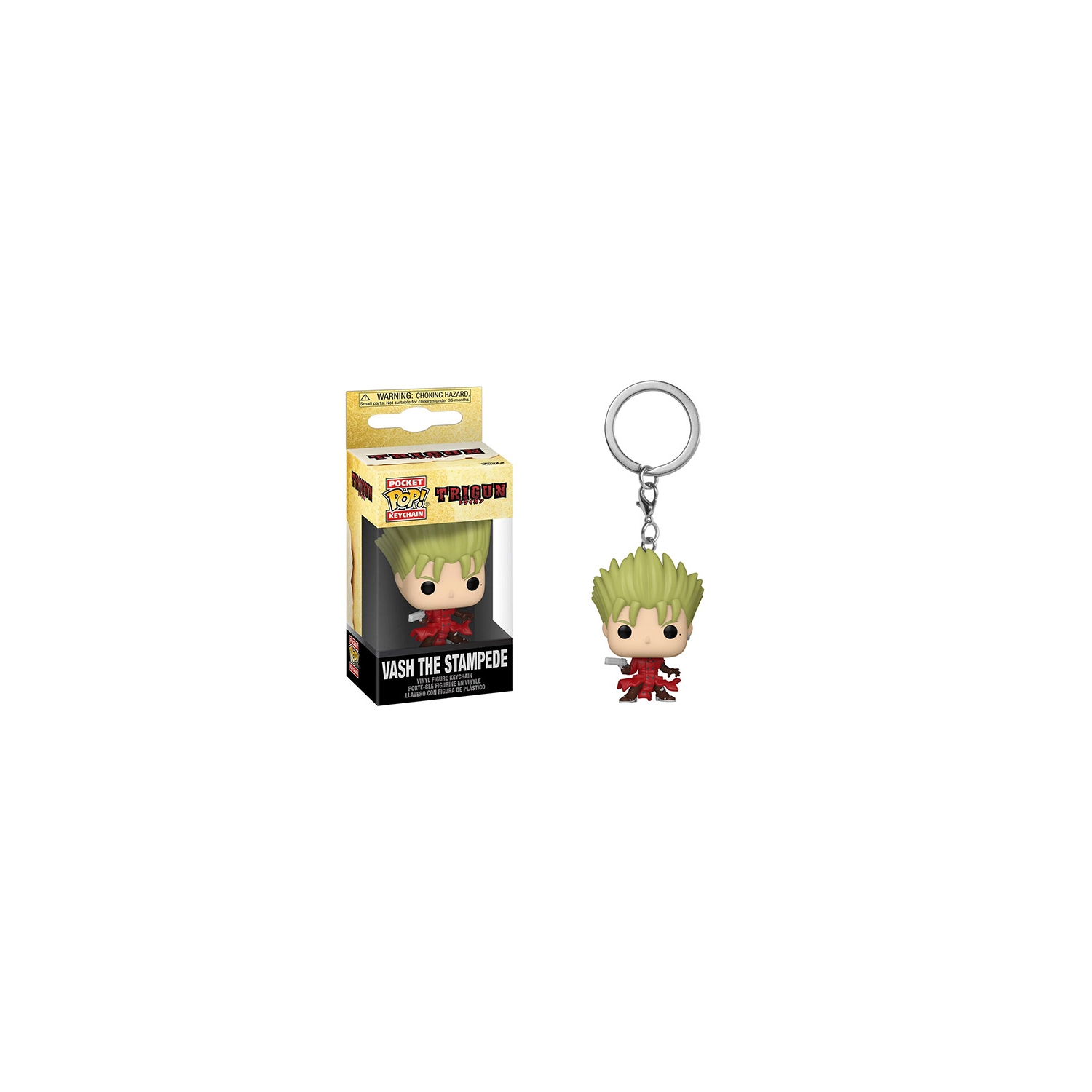 Funko Pop! Pocket Keychain Trigun Vinyl Figure Vash