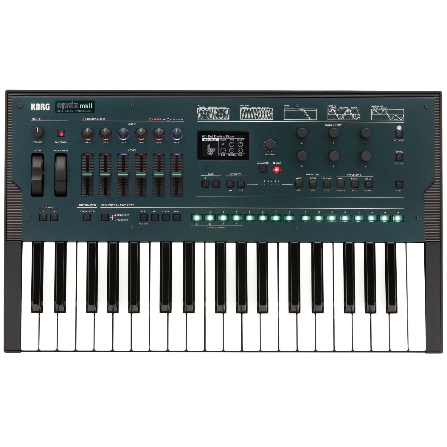 Synthétiseur FM modifié Opsix Mark II de Korg