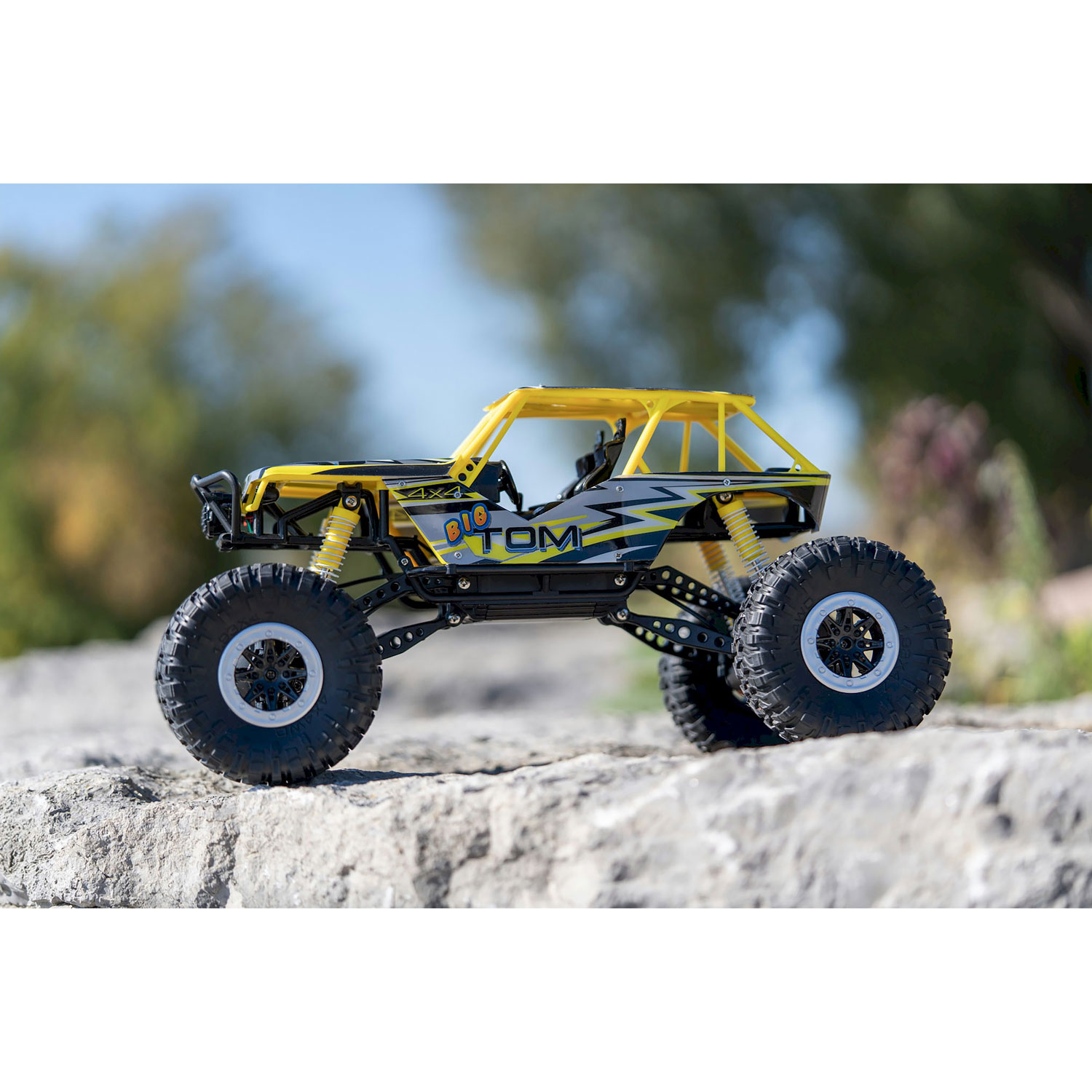 LiteHawk Big Tom 4WD 1/10 Scale RC Car - Yellow