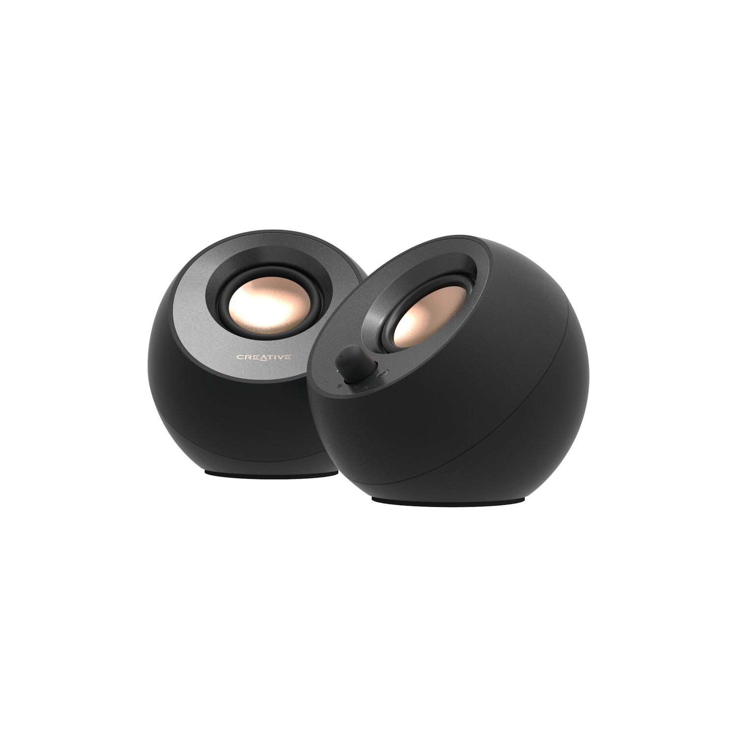 Creative Labs Pebble V3 2.0 Bluetooth Speaker System - Black