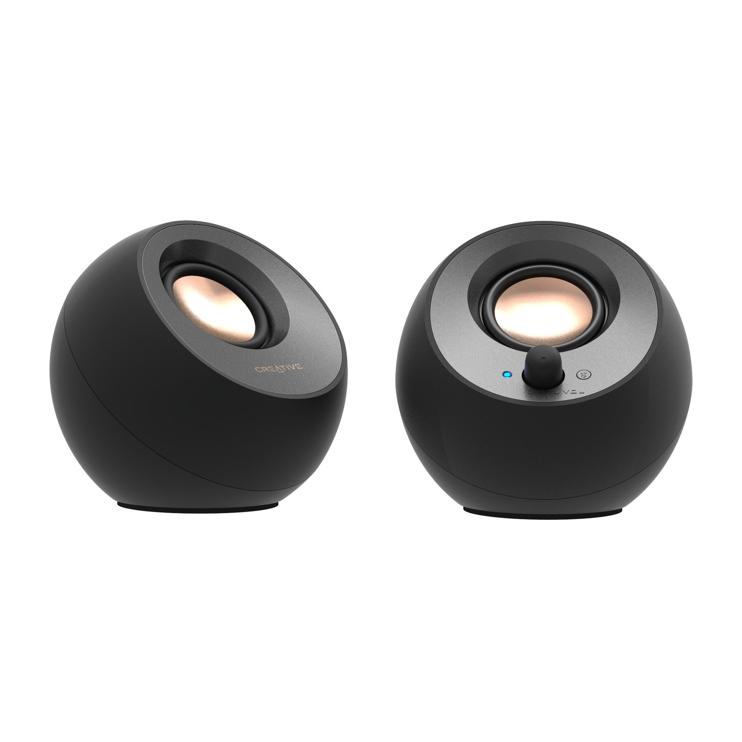 Creative Labs Pebble V3 2.0 Bluetooth Speaker System - Black