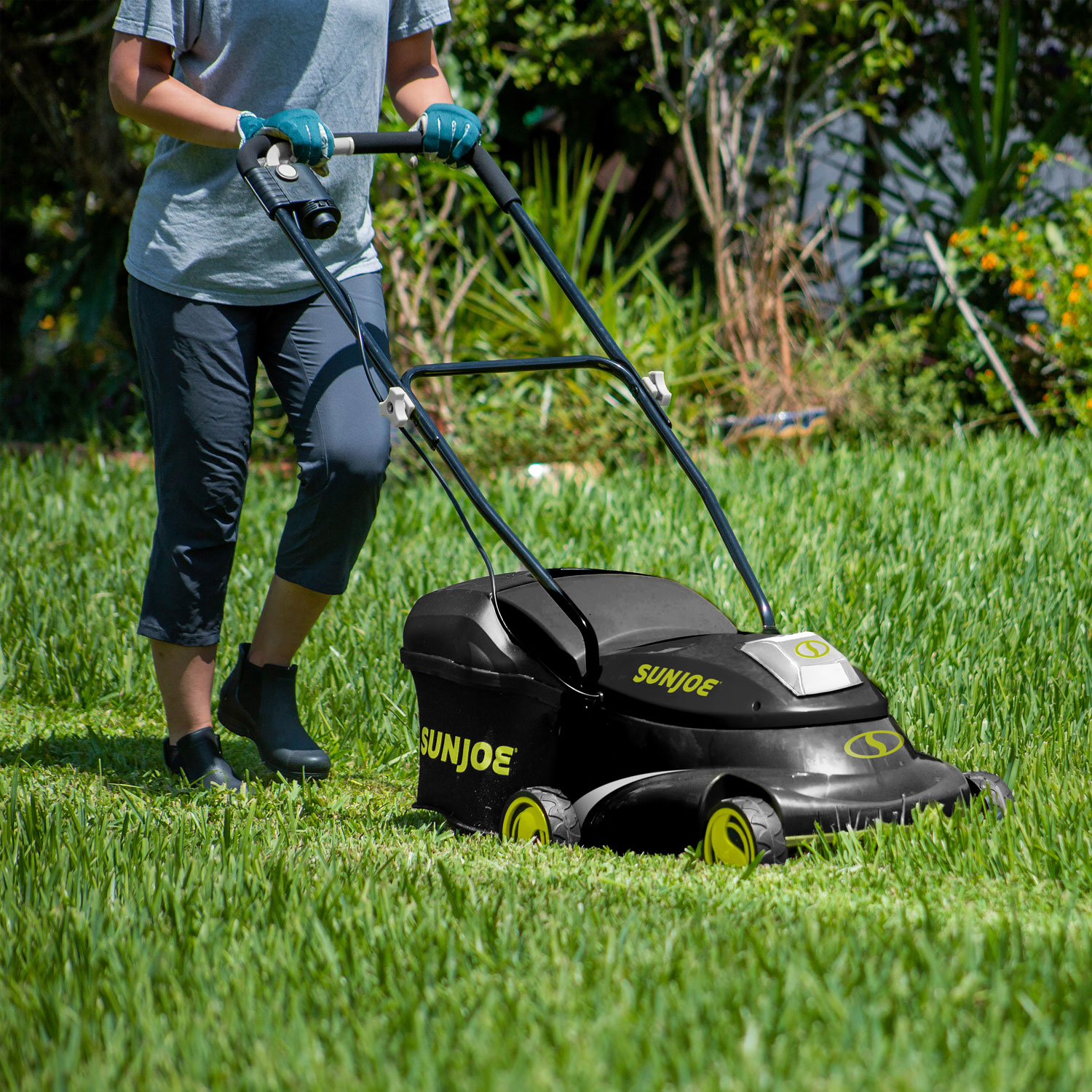 Sun Joe 28V 14" Cordless Electric Lawn Mower