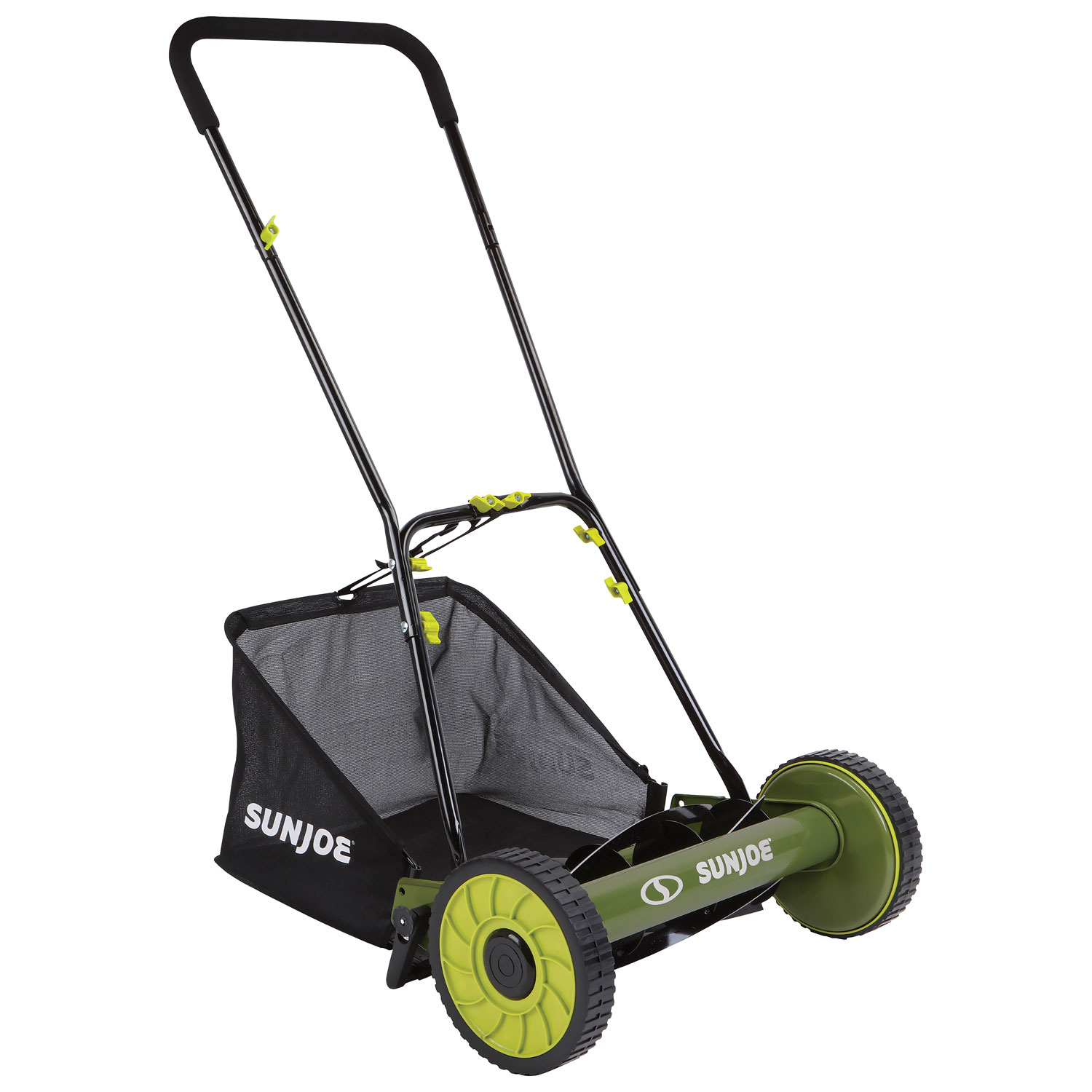 Sun Joe 16" Manual Reel Mower with Grass Catcher