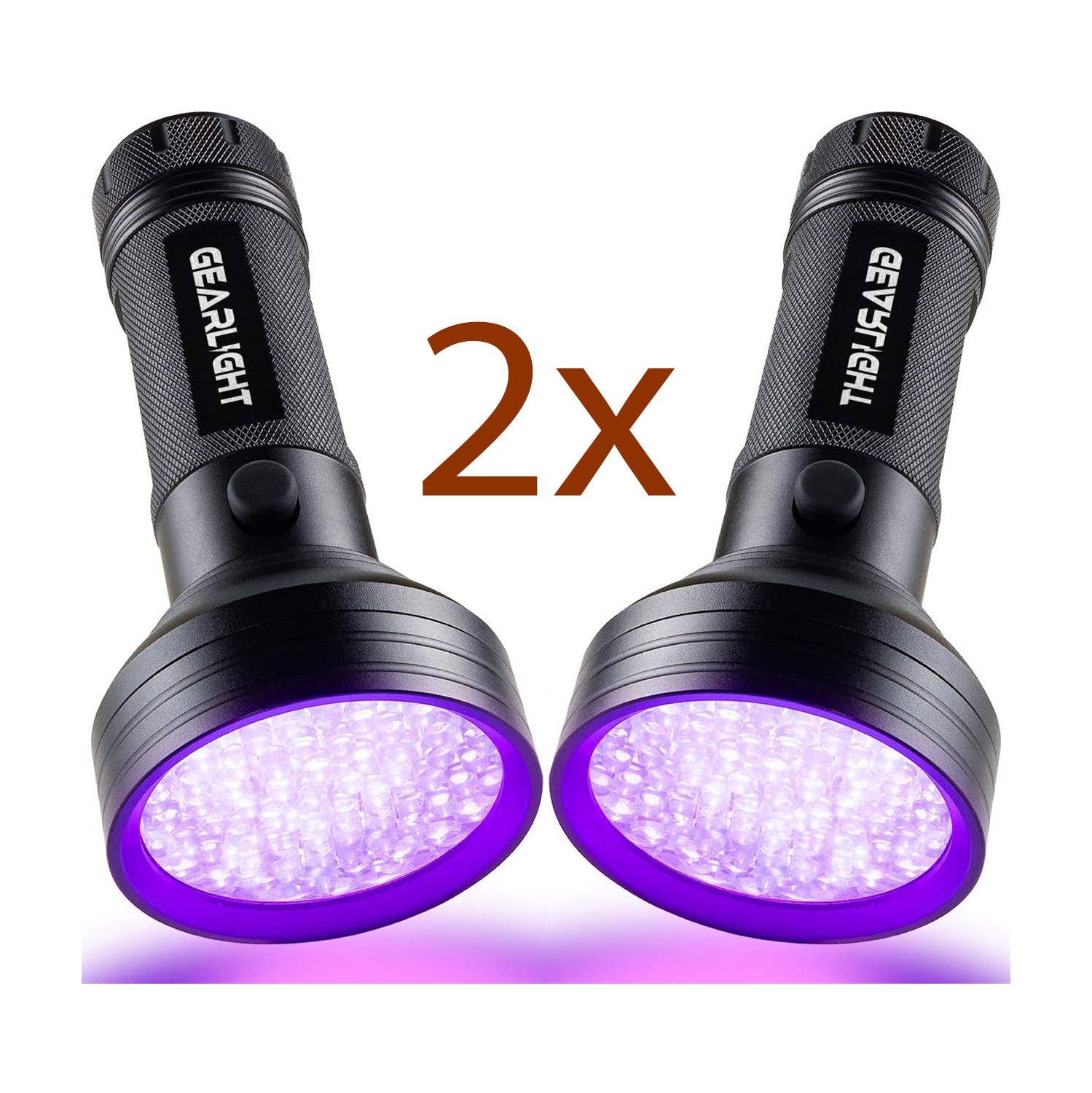 GearLight UV Flashlight Black Light from 68 LED Blacklight Flashlight Dog/Cat Pet Urine Detector, Bed Bug, Resin Curing, Dog Stain, and Carpet Odor