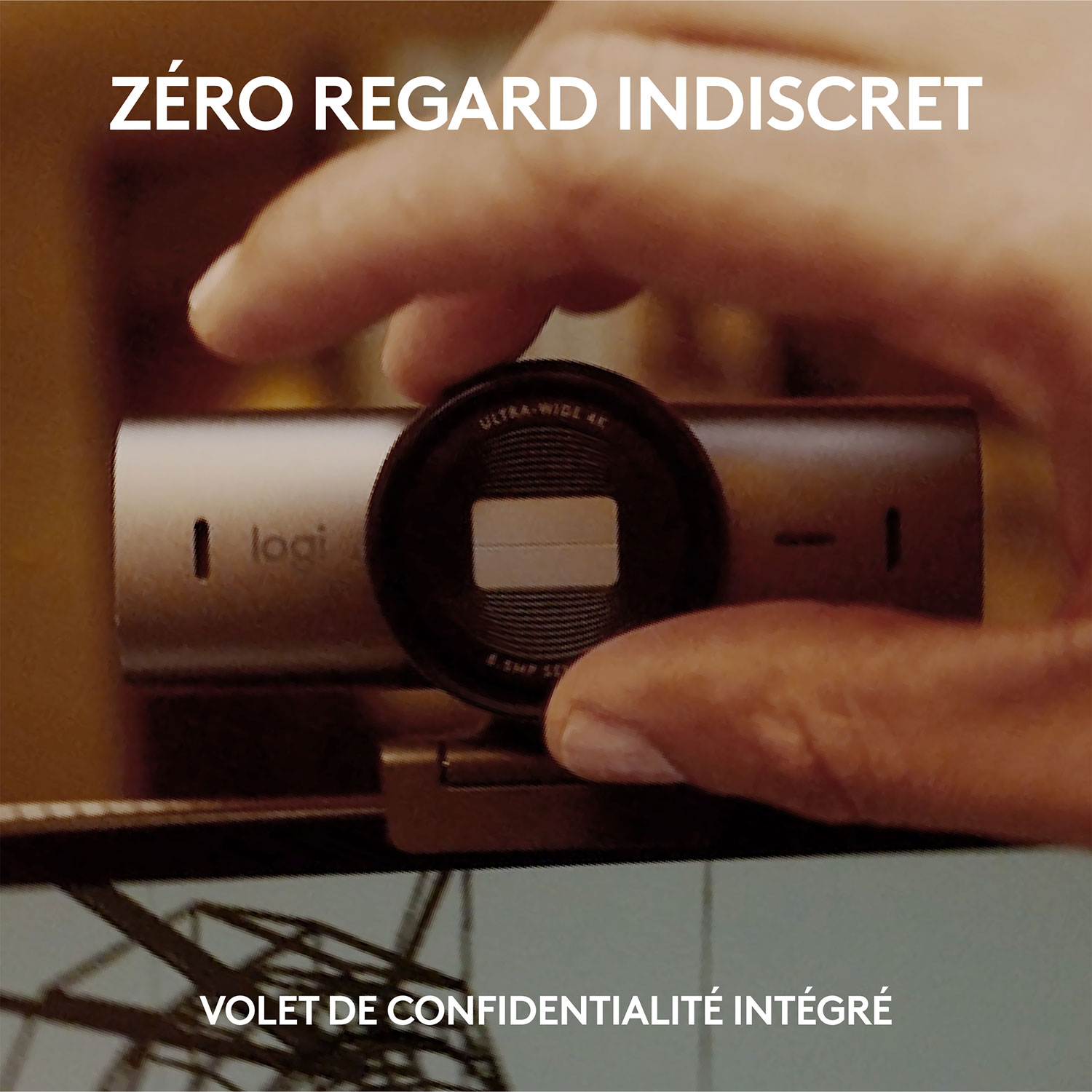 Caméra Web Ultra HD 4K MX Brio de Logitech - Noir