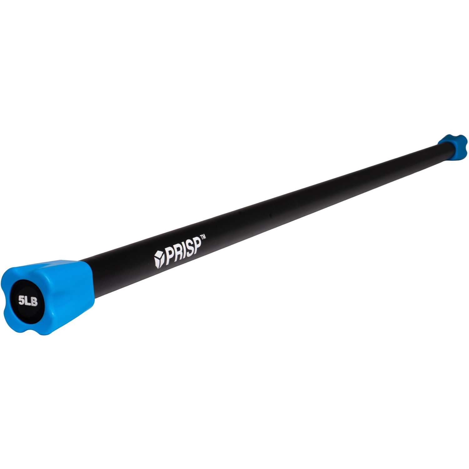 PRISP Weighted Exercise Workout Bar - Total Body Weight Bar for Home Gym, Fitness, Yoga and Strength Training