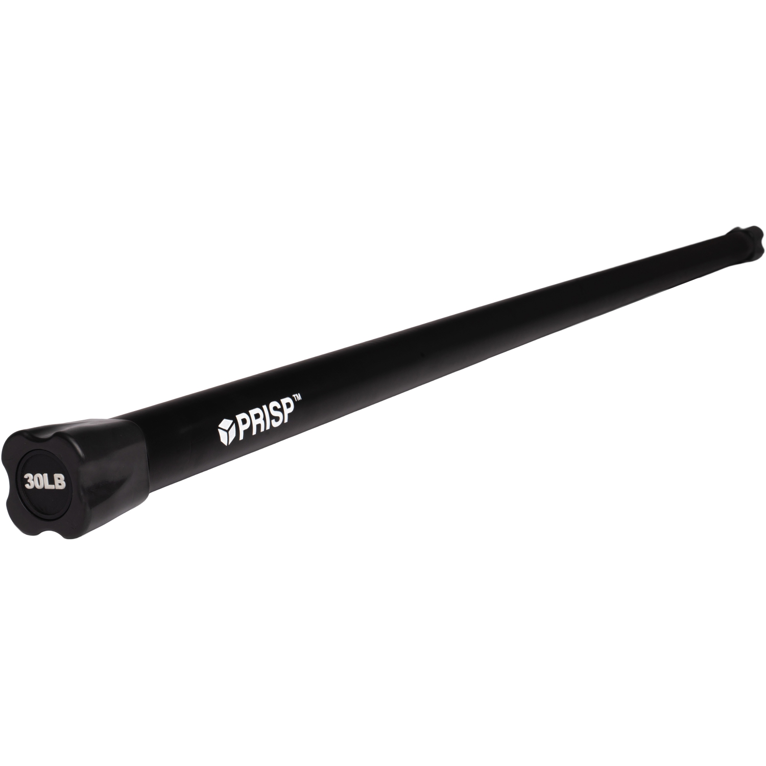 PRISP Weighted Exercise Workout Bar - Total Body Weight Bar for Home Gym, Fitness, Yoga and Strength Training