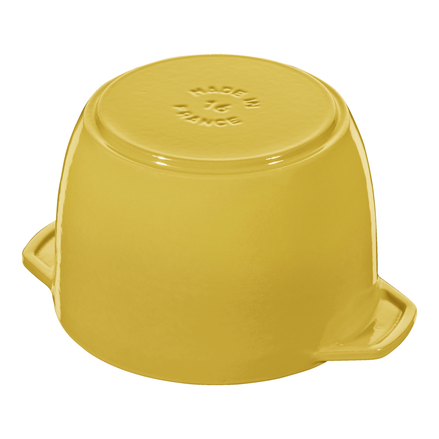 STAUB La Cocotte 1.75 L Cast Iron Round Rice Cocotte, Citron