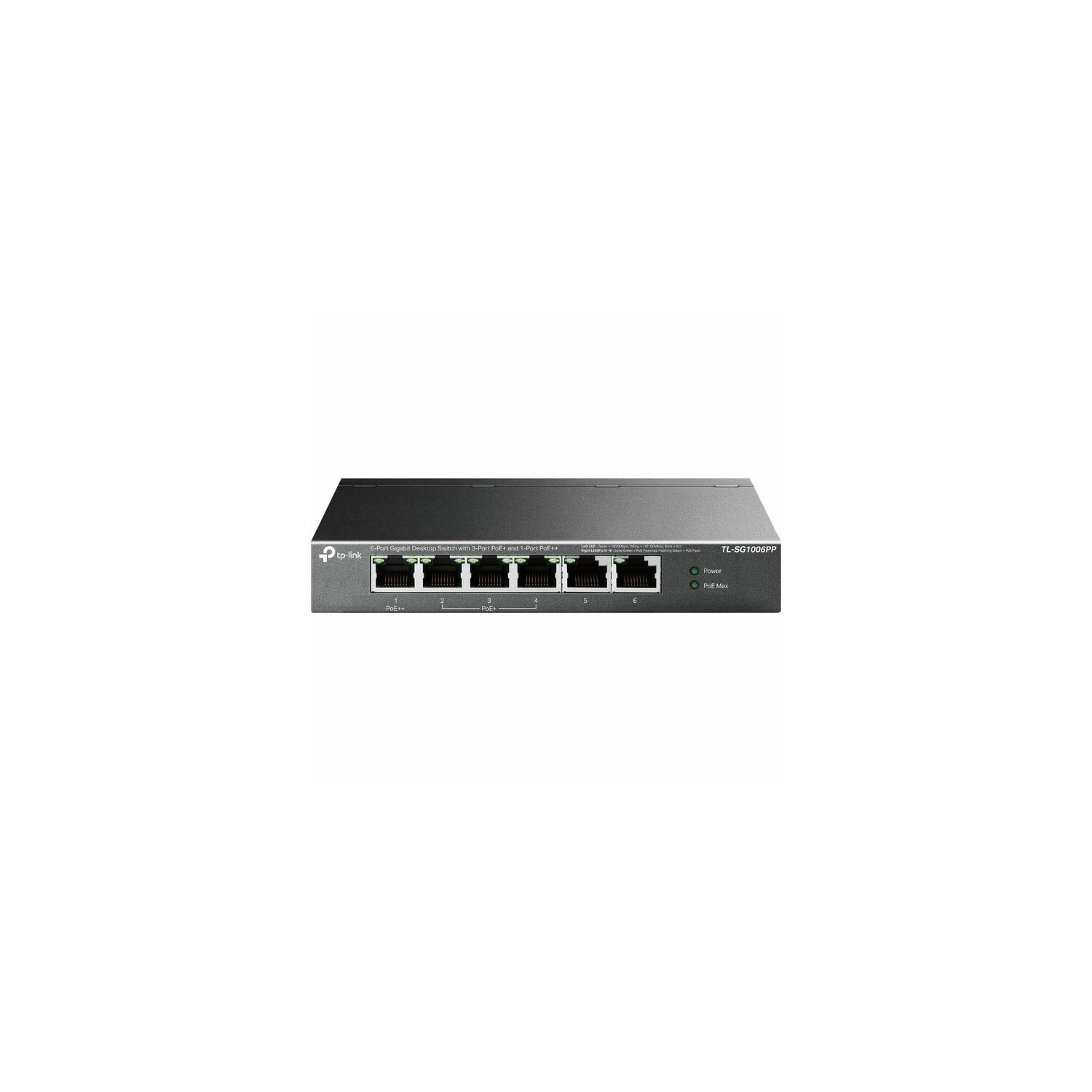 TP-Link TL-SG1006PP 6-Port Gigabit Desktop Switch with 3-Port PoE+ and 1-Port PoE++