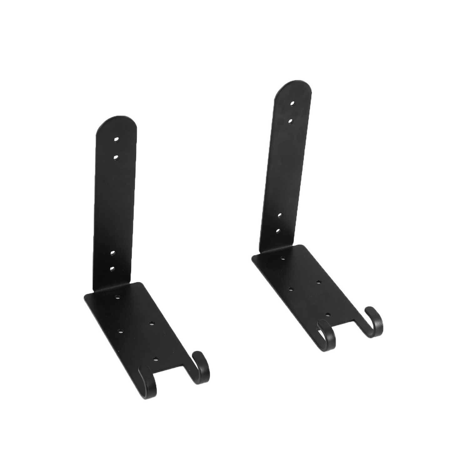 AGSIVO 4pcs Vintage with Hook Wall Mounted Floating Hanging Shelf Board Support Holder