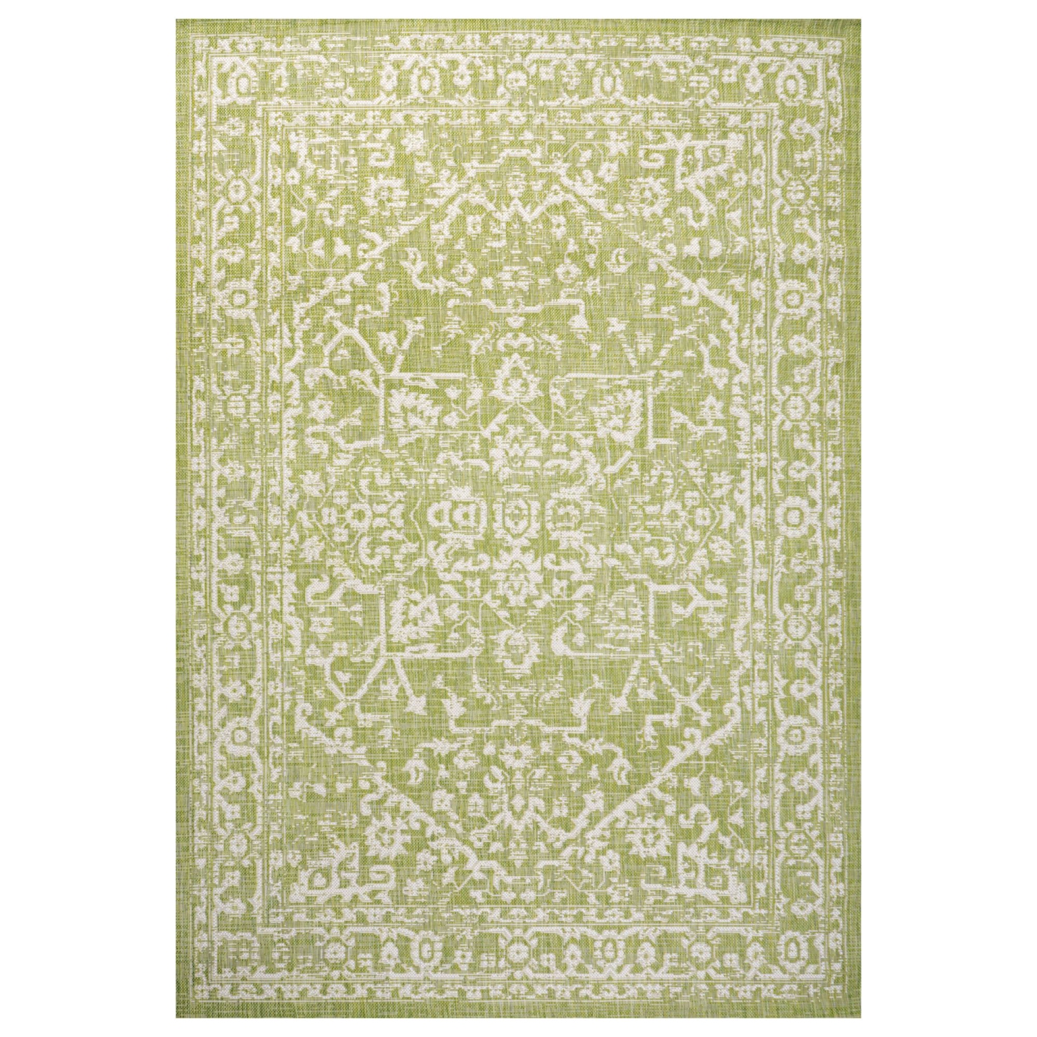 Malta Bohemian Medallion Textured Weave Indoor/Outdoor Area Rug